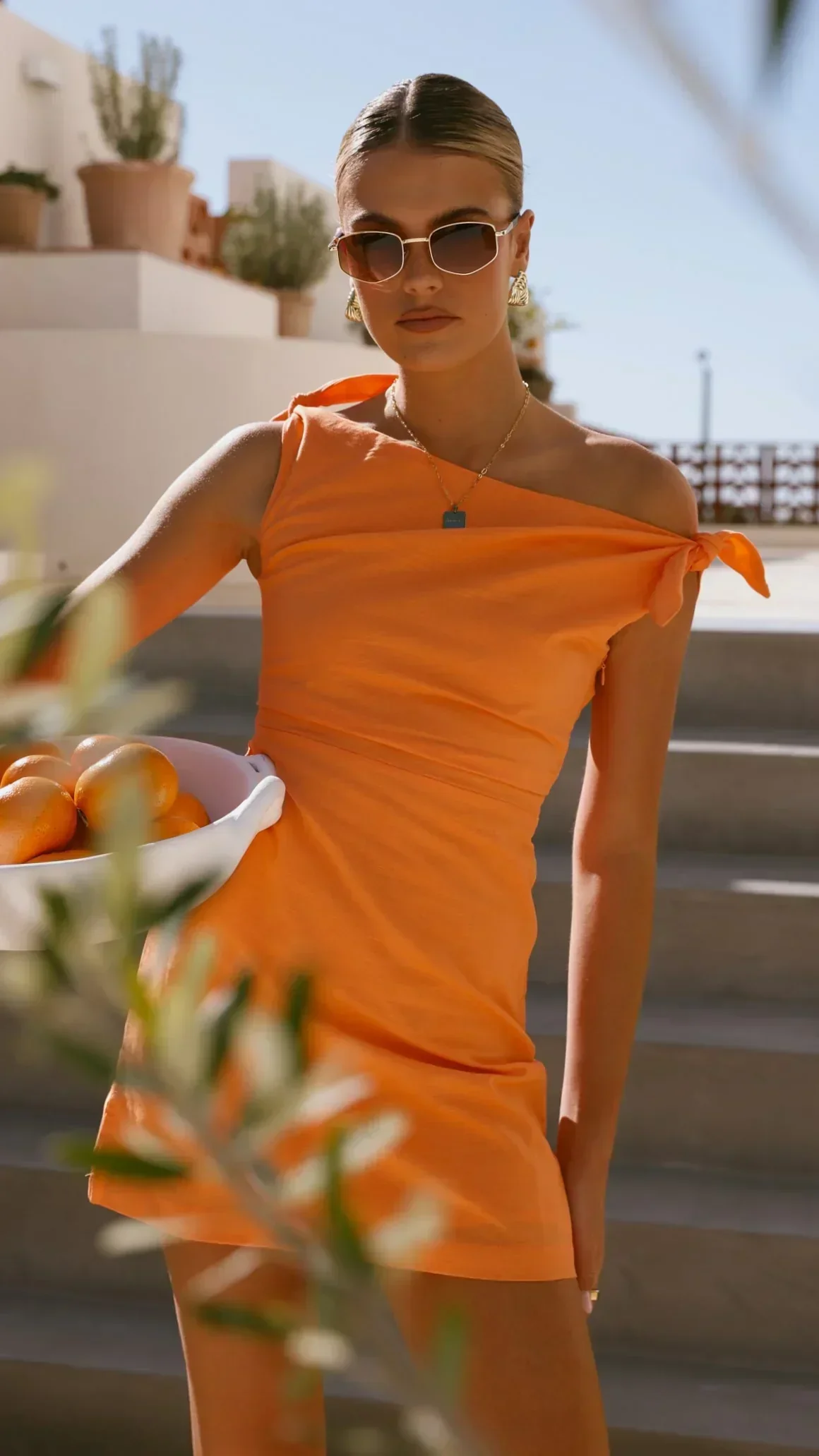 Ebbe Mini Dress - Orange