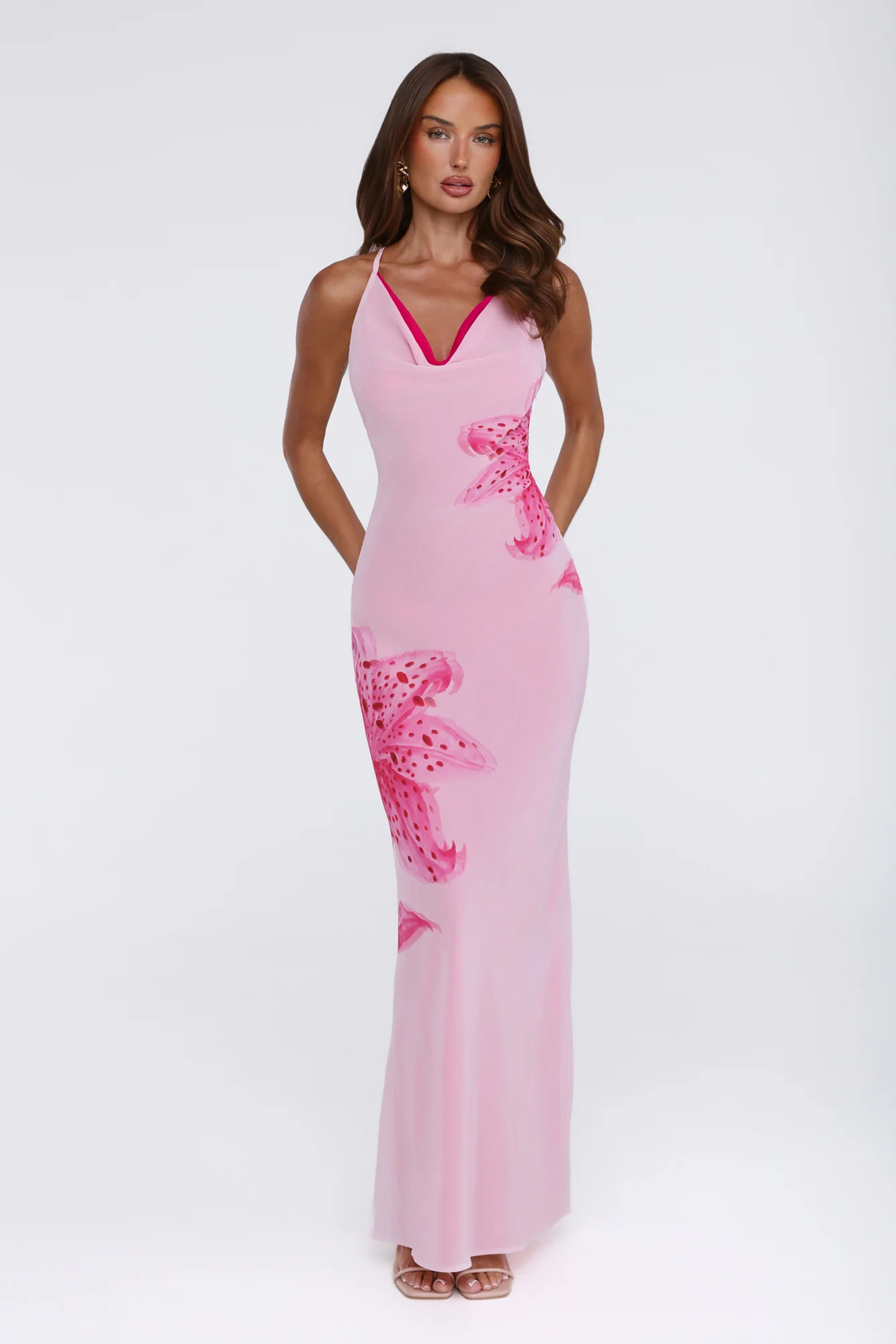 Lily Glowspell Maxi Dress Pink
