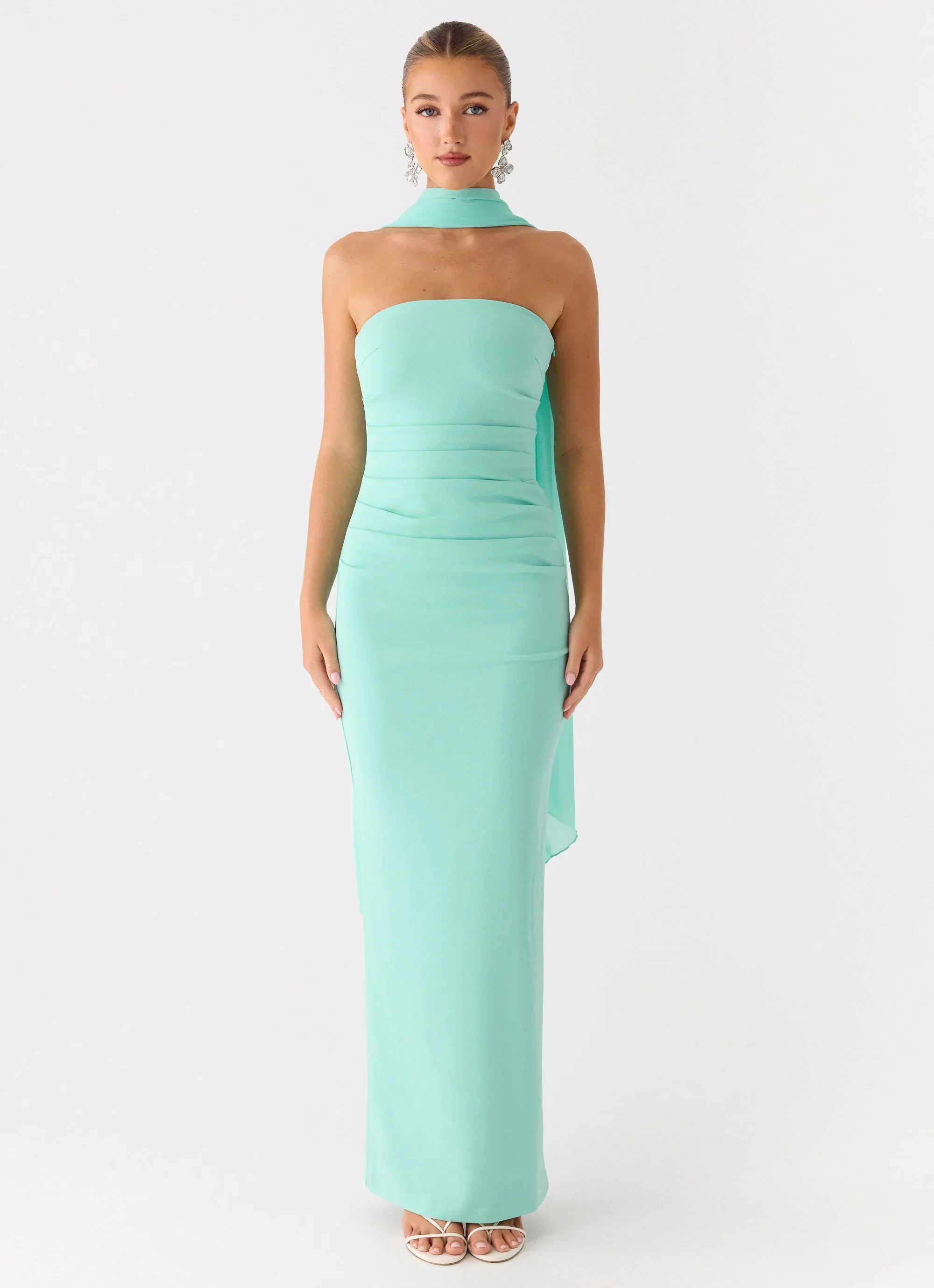 Libra Maxi Dress - Aqua