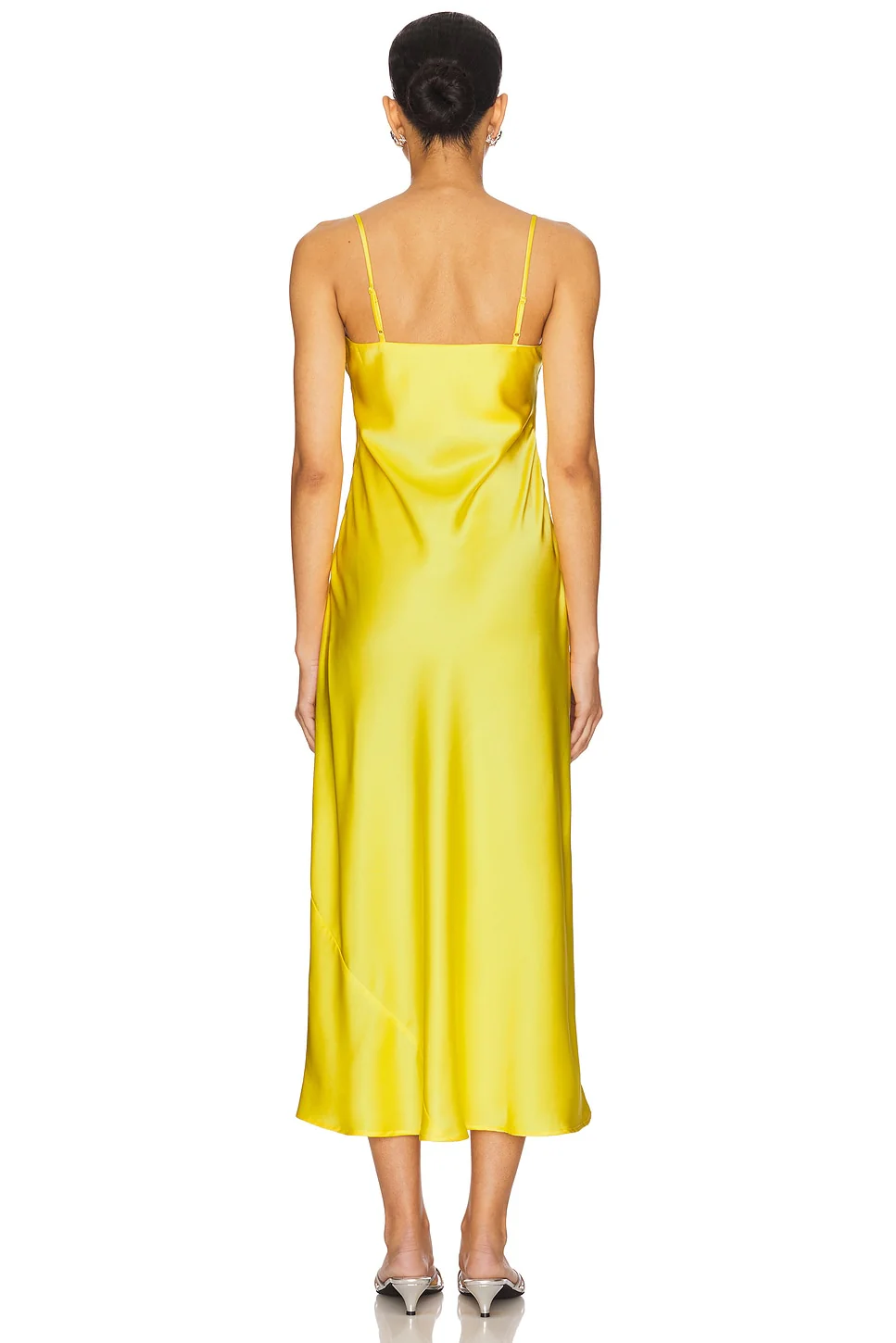 Satin Bias Cut Slip Dress