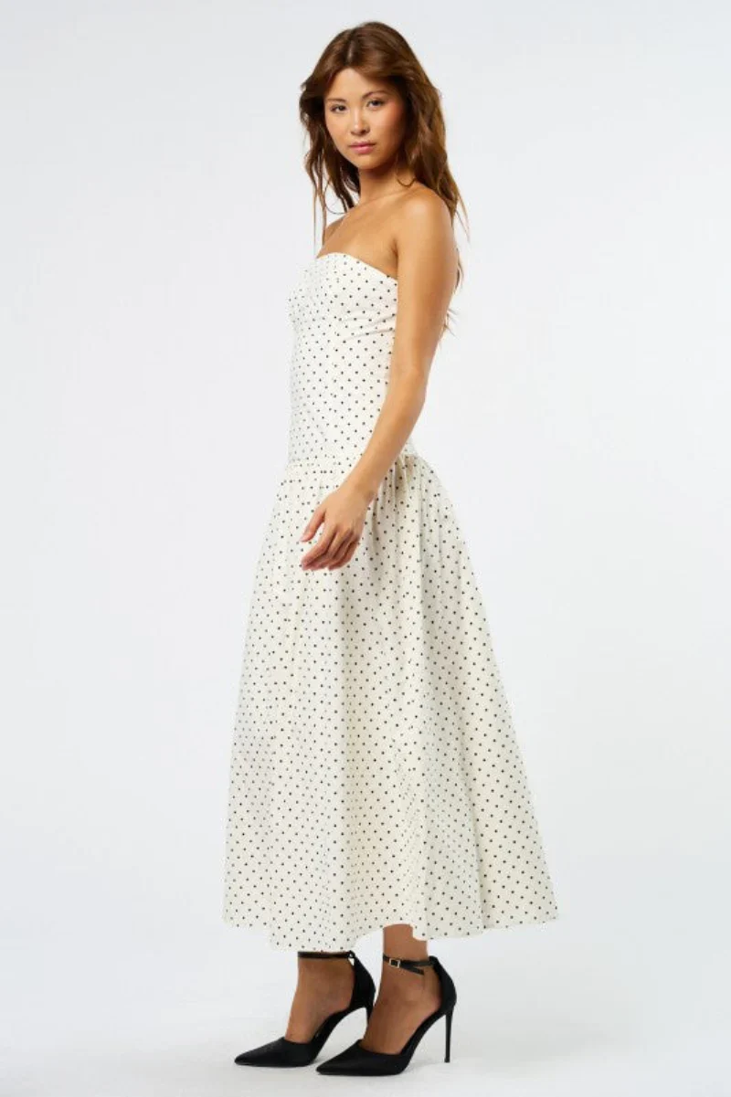 Joey Polka Dot Midi Dress