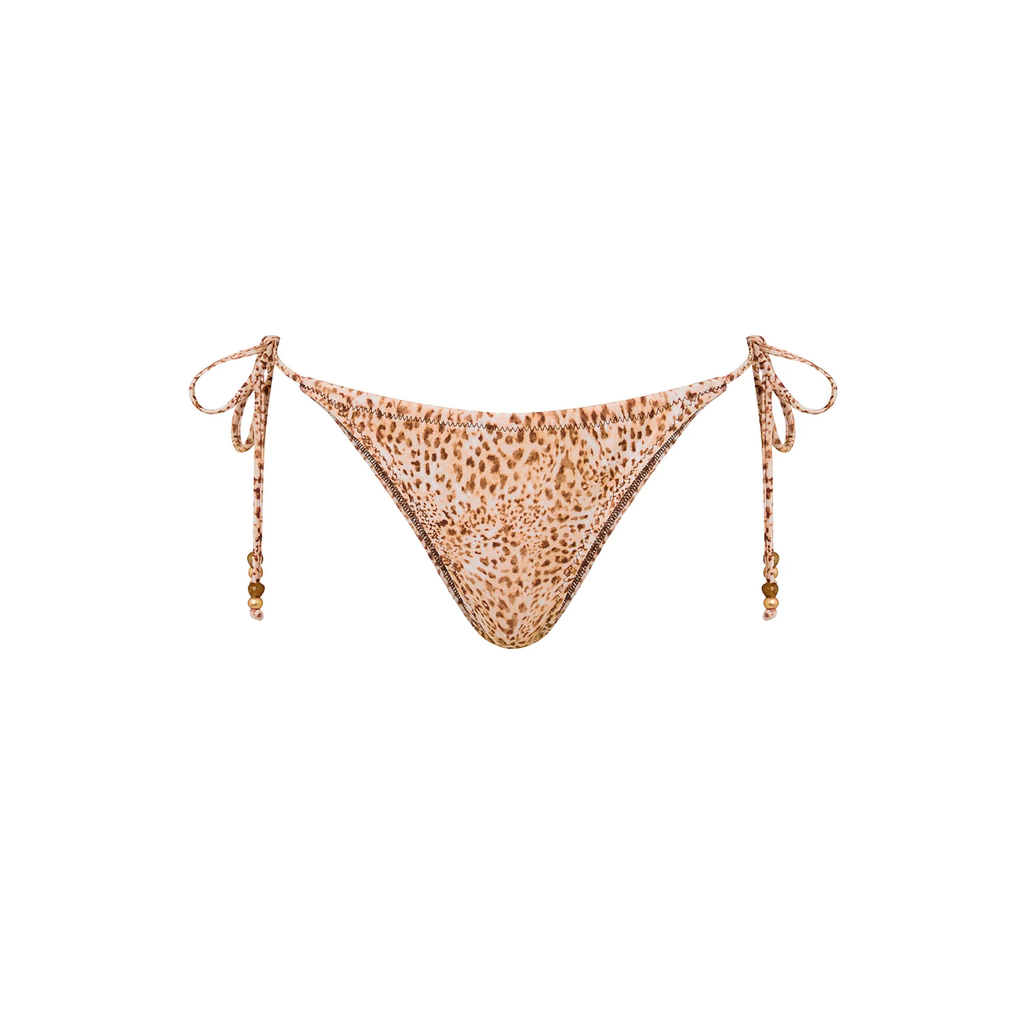 Full Coverage Tie Bikini Bottom - Wild Skies