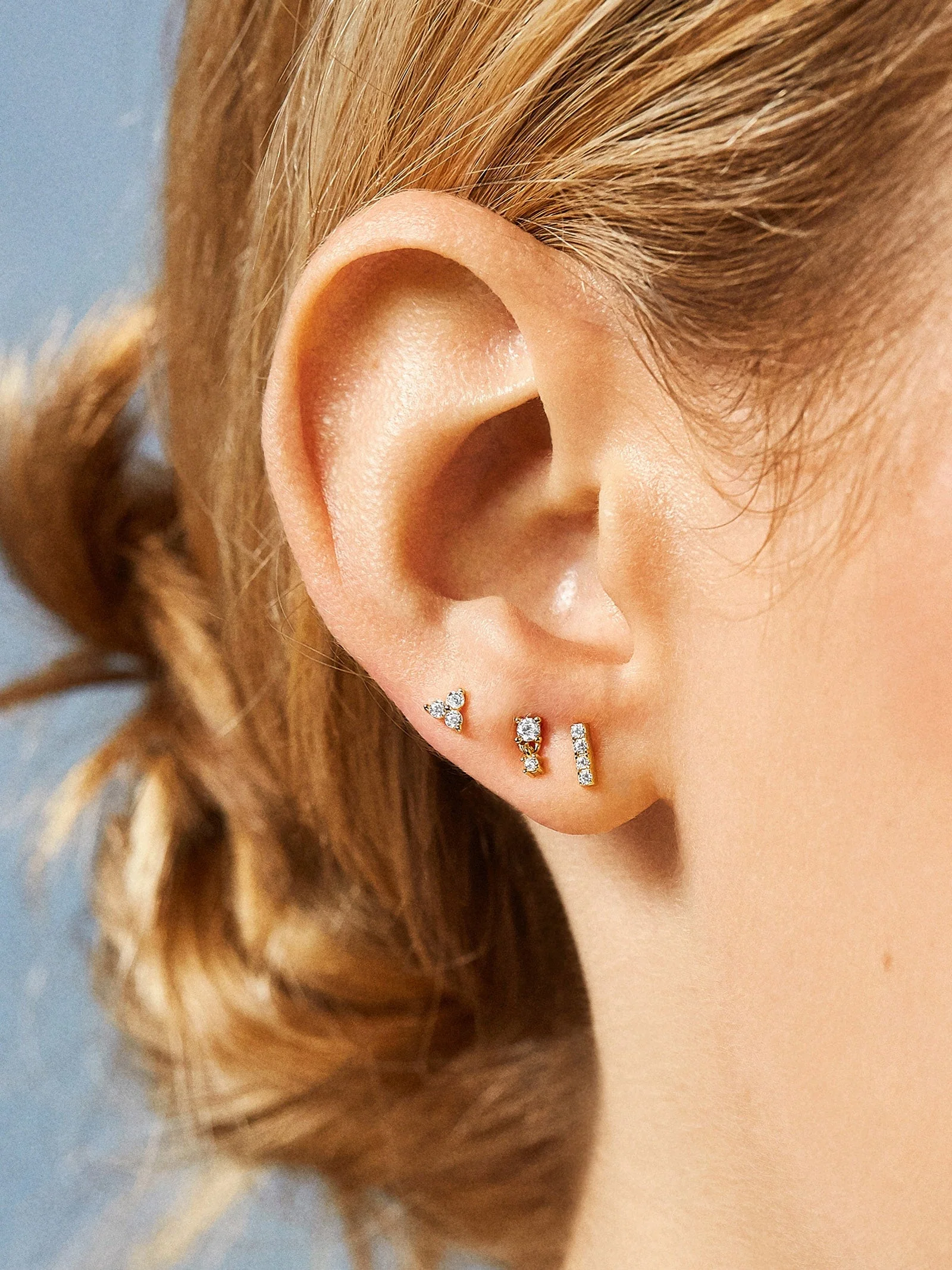 Lottie 14K Gold Earring Set - Lottie 14K Gold Earring Set