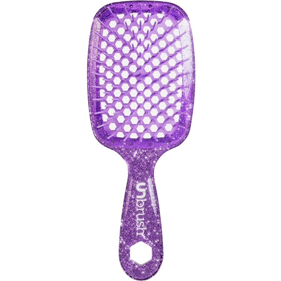 UNbrush Glitter Collection Detangling Hair Brush Glitter - Amethyst