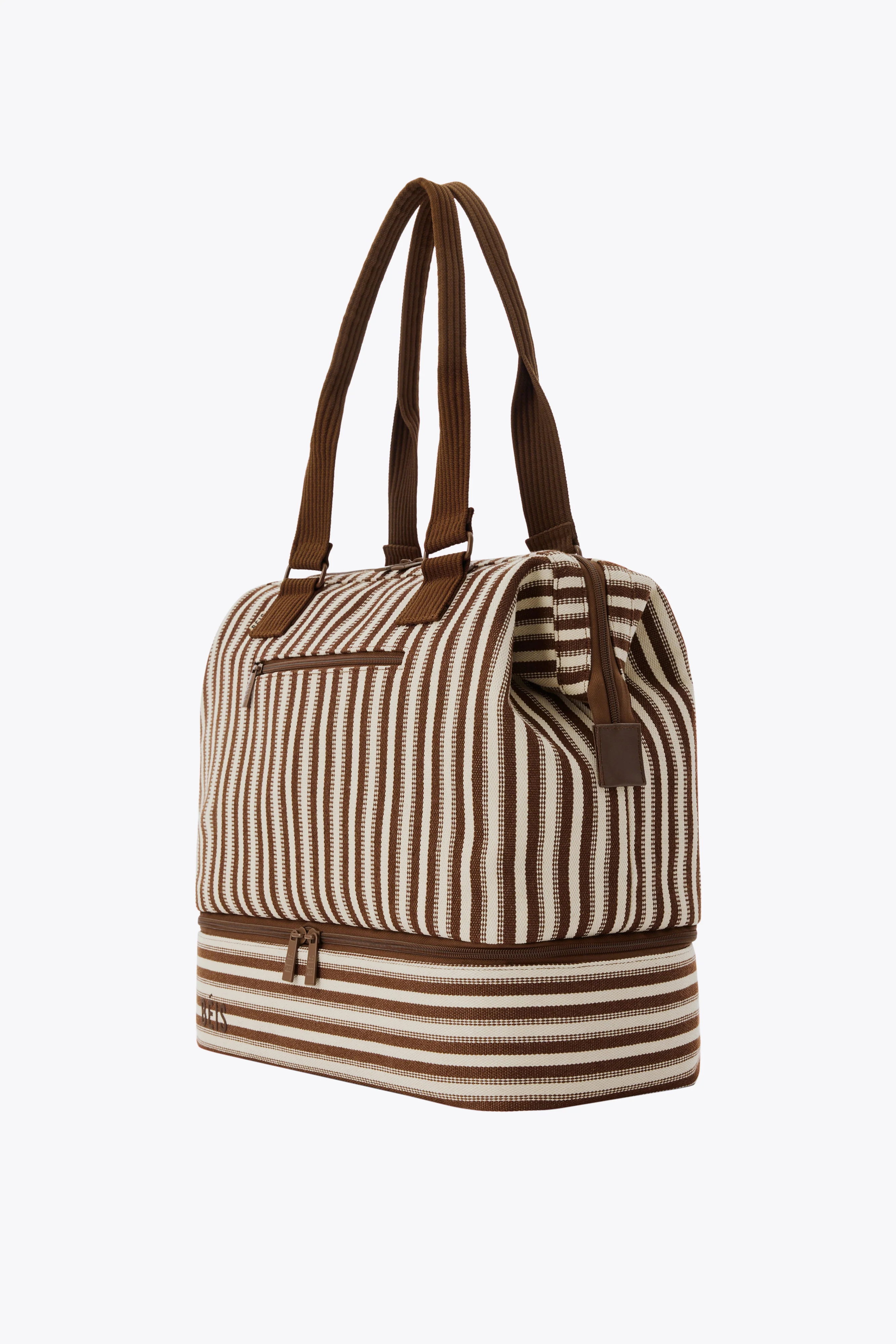 BEIS 'The Mini Weekender in Maple Stripe
