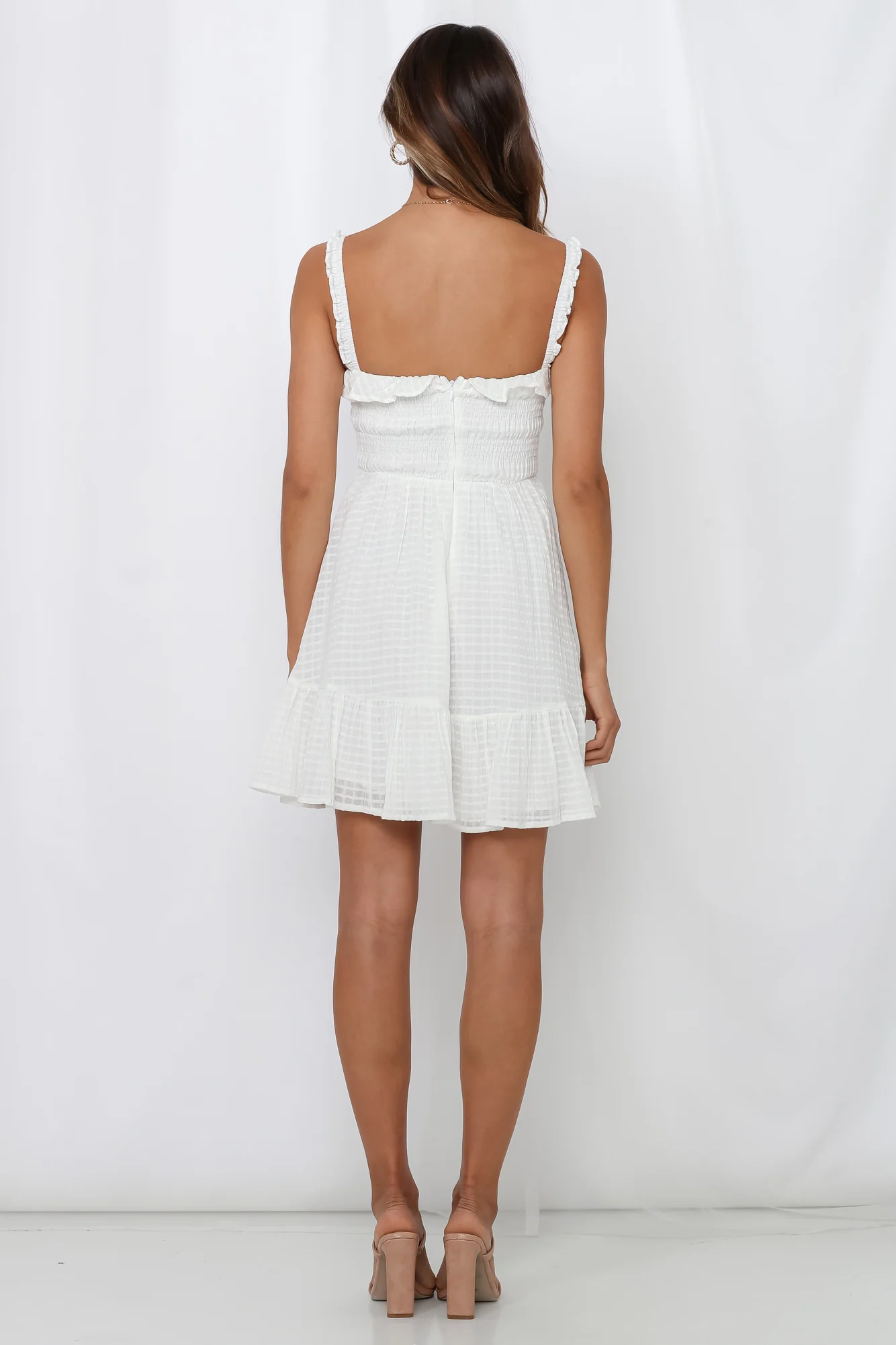 Speed Dating Dress White - luluinthesky