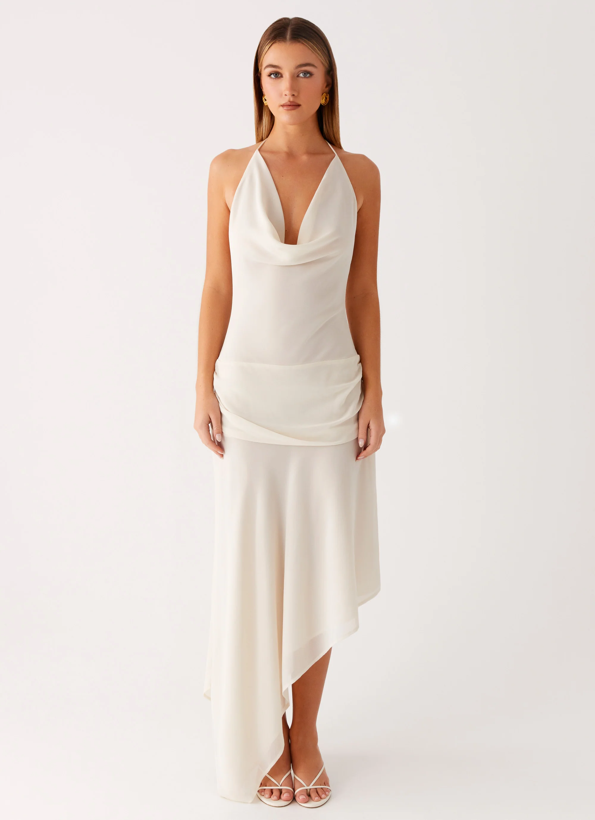 Nyra Midi Dress - Cream