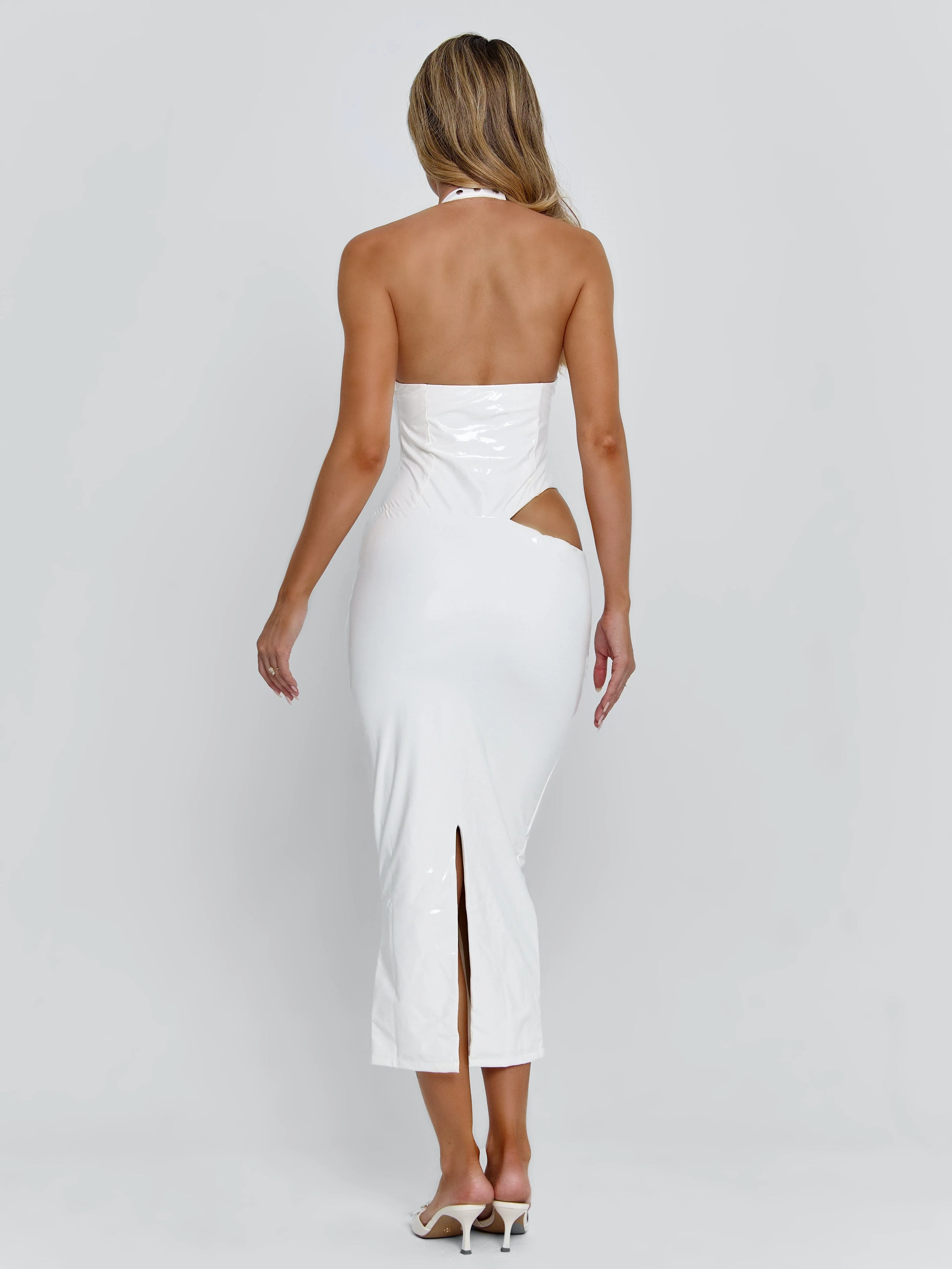 Evalee Midi Dress White