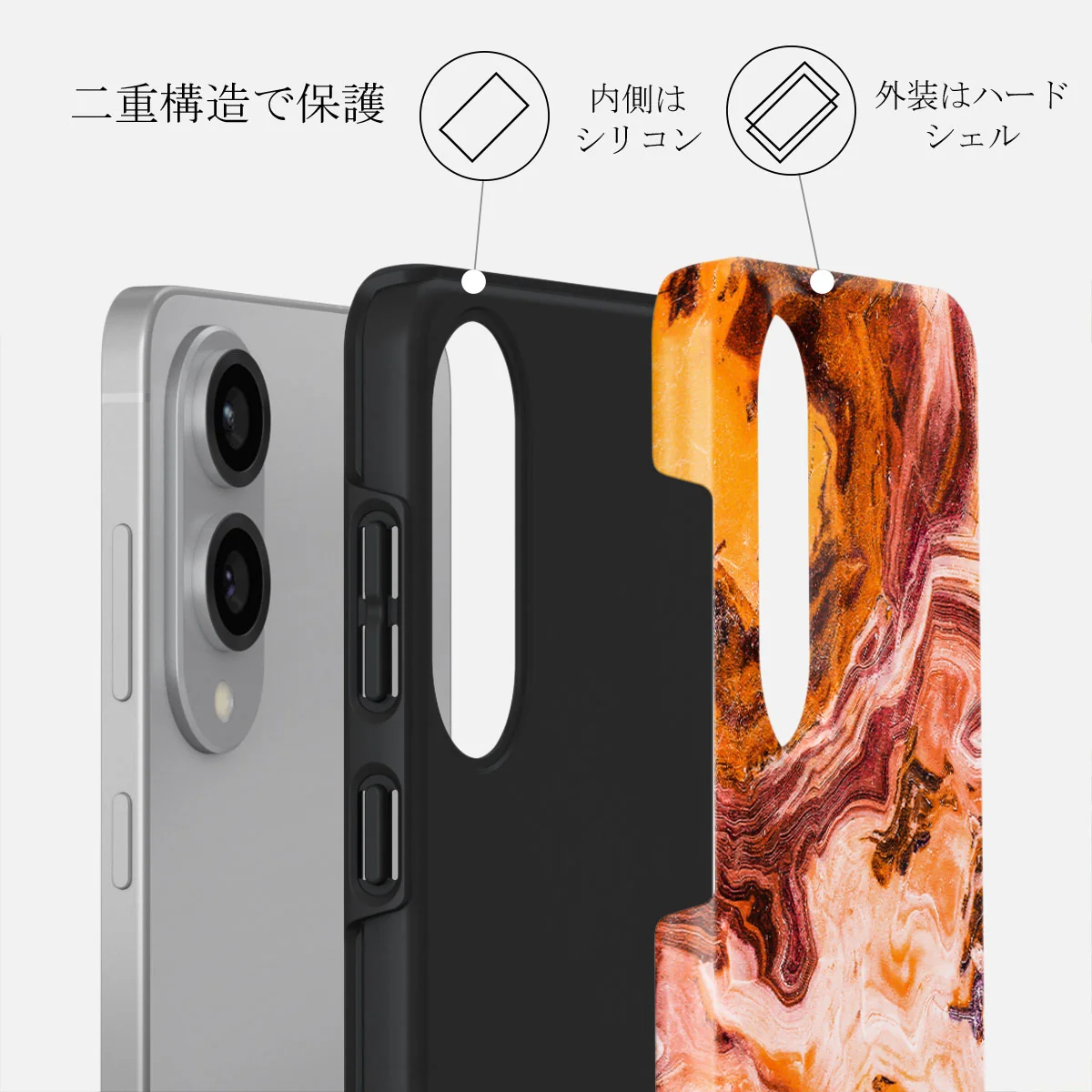 Pumpkin Spice - Samsung Galaxy S25 Edge ケース