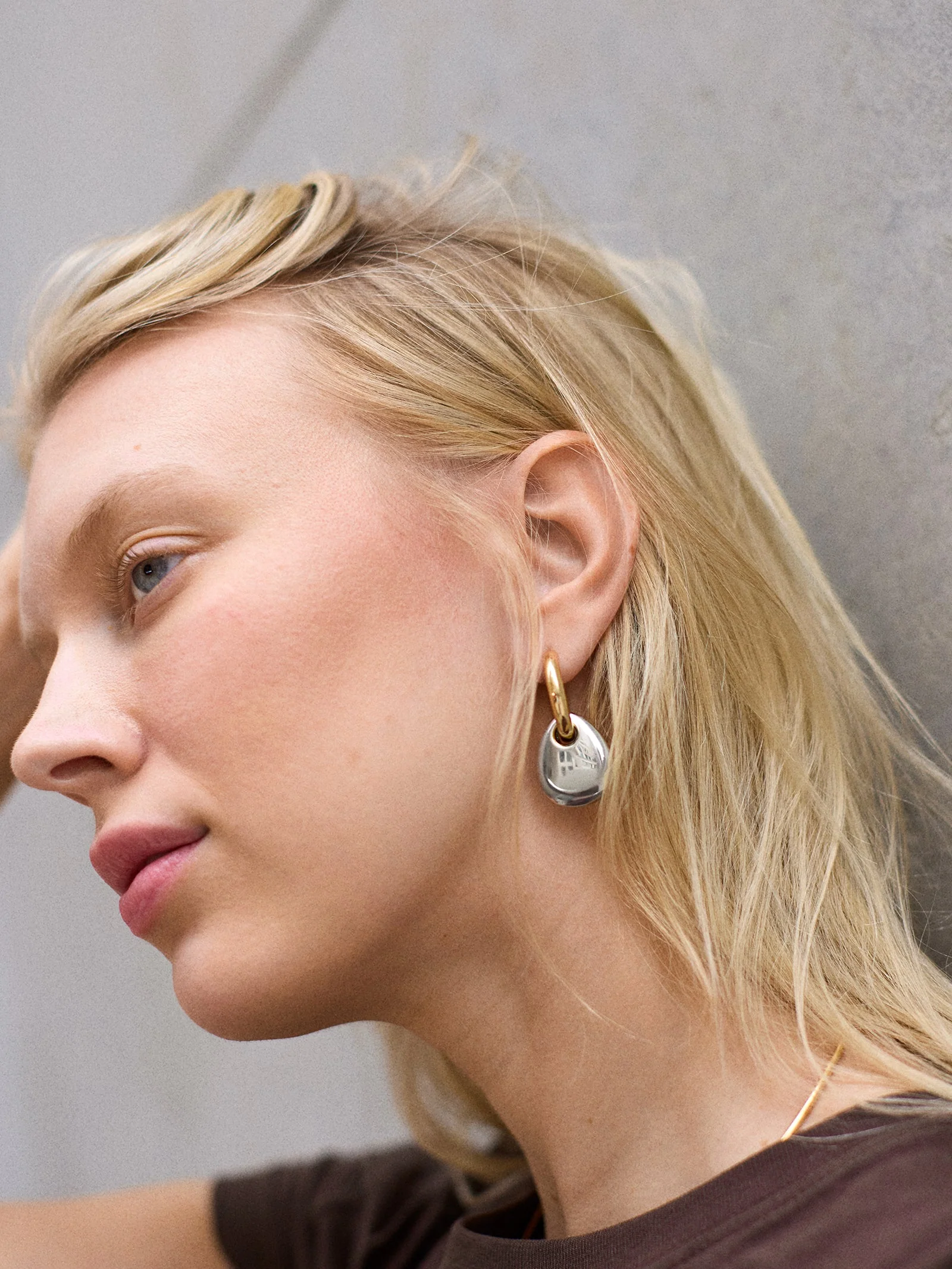 Mila Drop Earrings - Gold/Silver