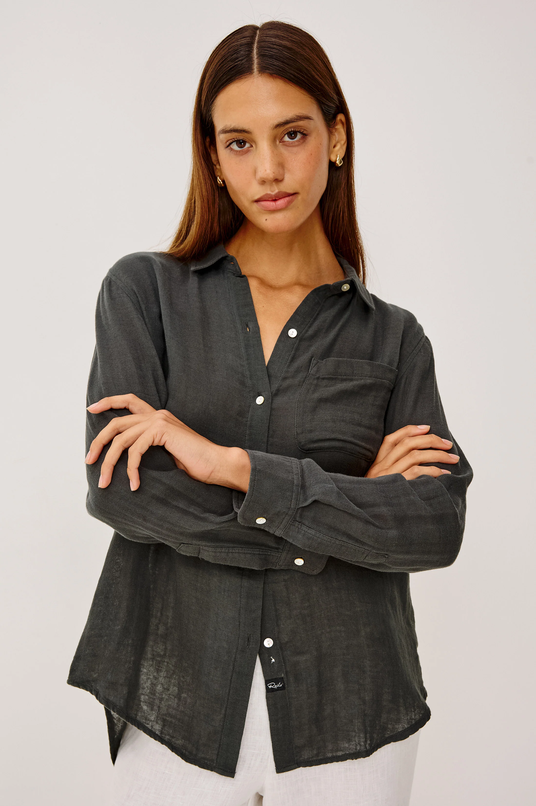 Ellis Shirt - Washed Black