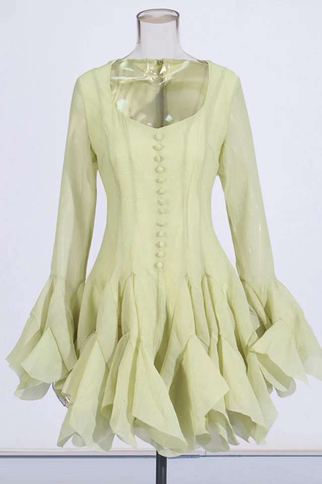 Miranda Asymmetric Hem Mini Dress