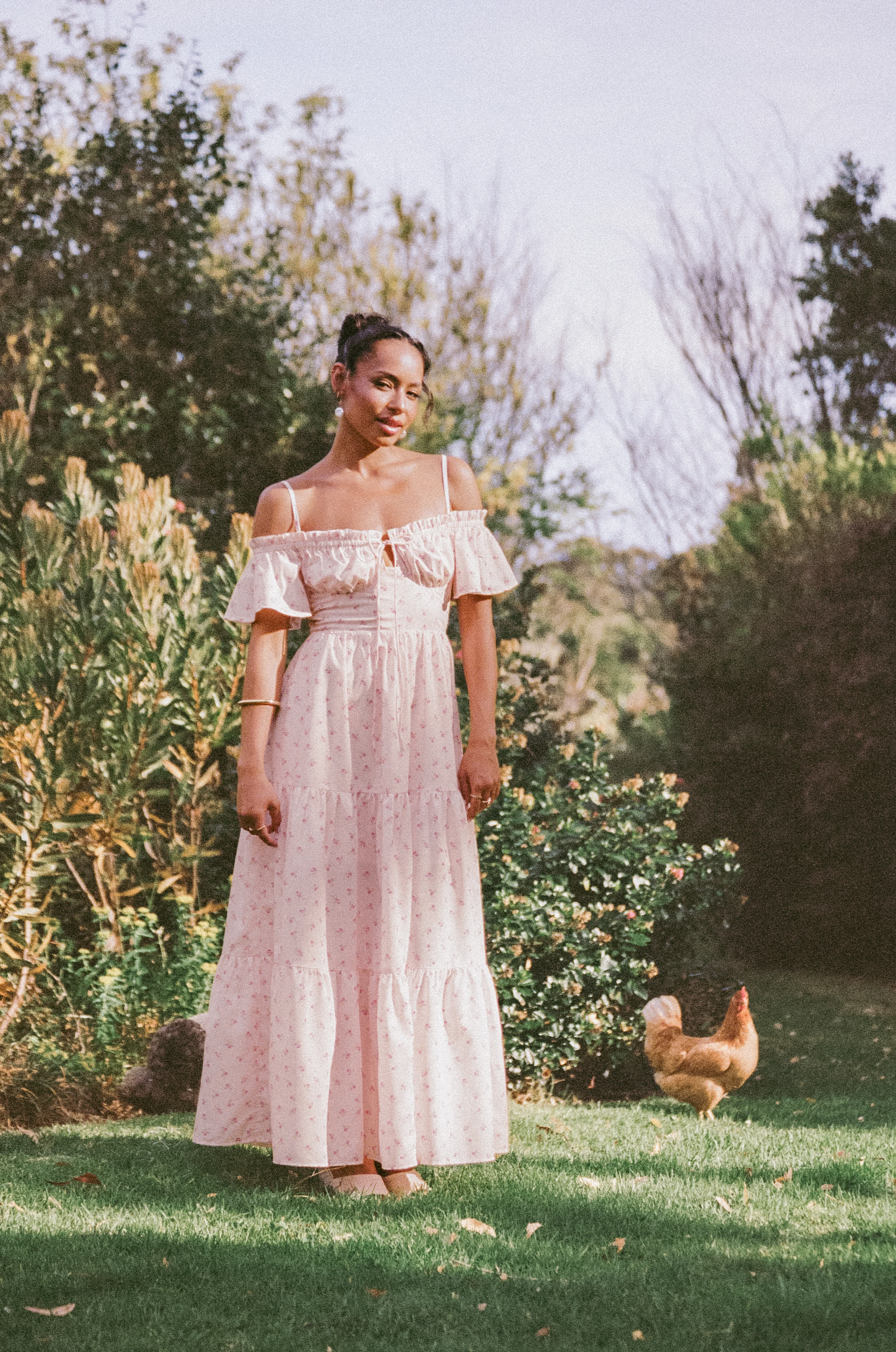 Lachay Maxi Dress - Pink Floral