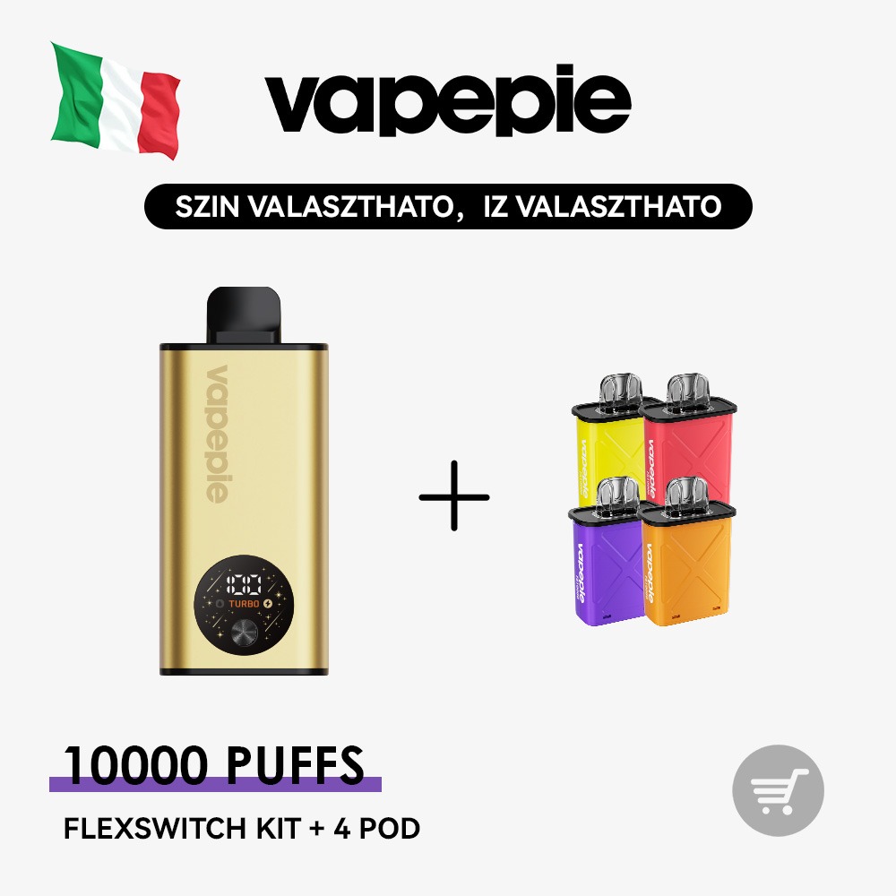 VAPEPIE FlexSwitch 10K Zestaw | 1 zestaw + 4 lub 6 Podów
