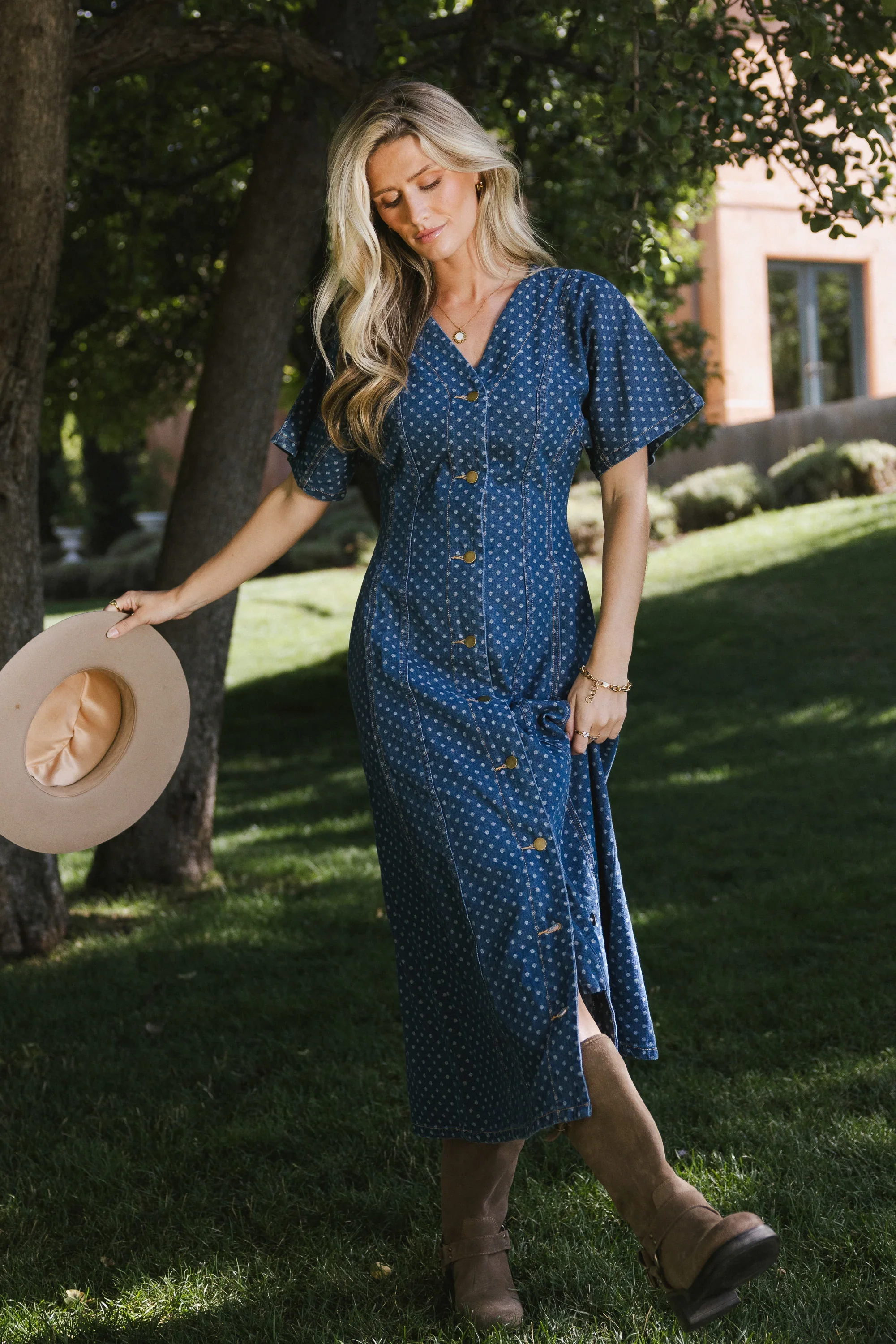 Otis Polka Dot Maxi Dress