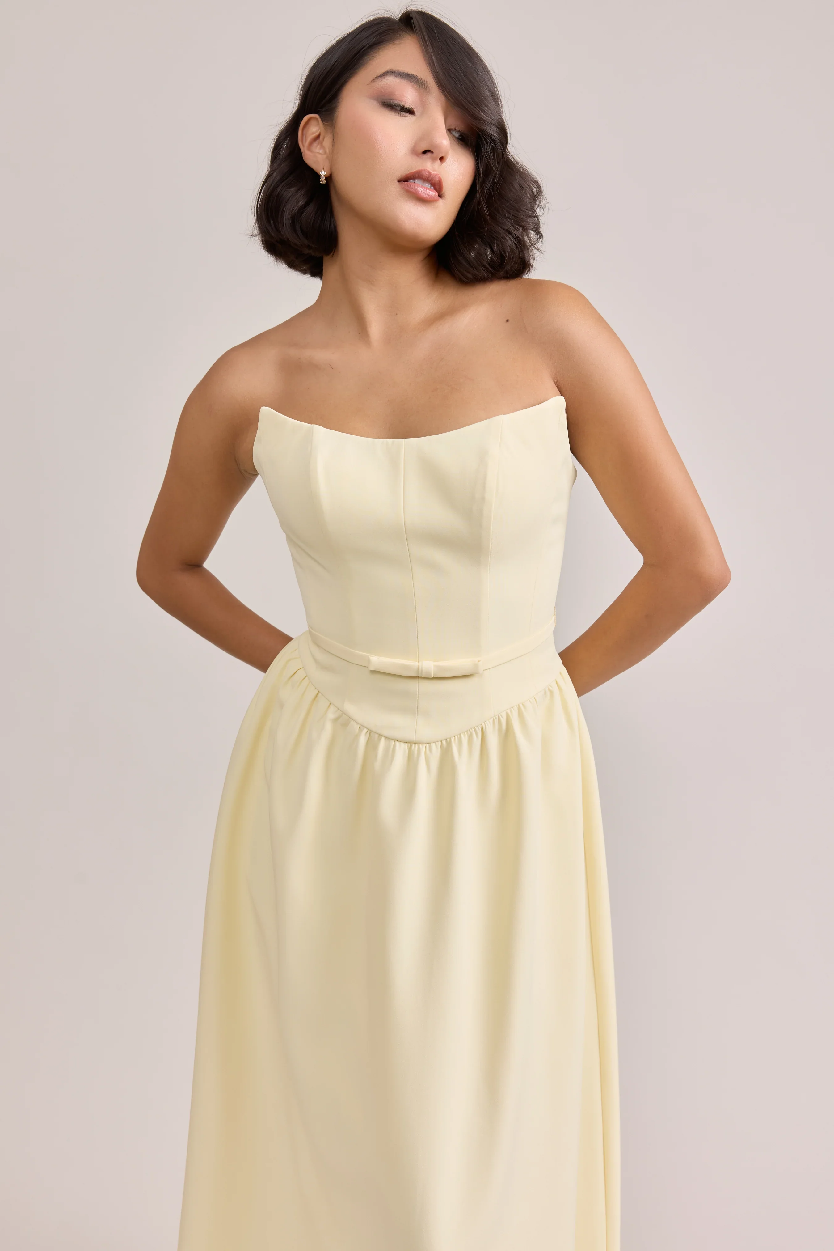 Ellapink Crepe Dress | Made To Order