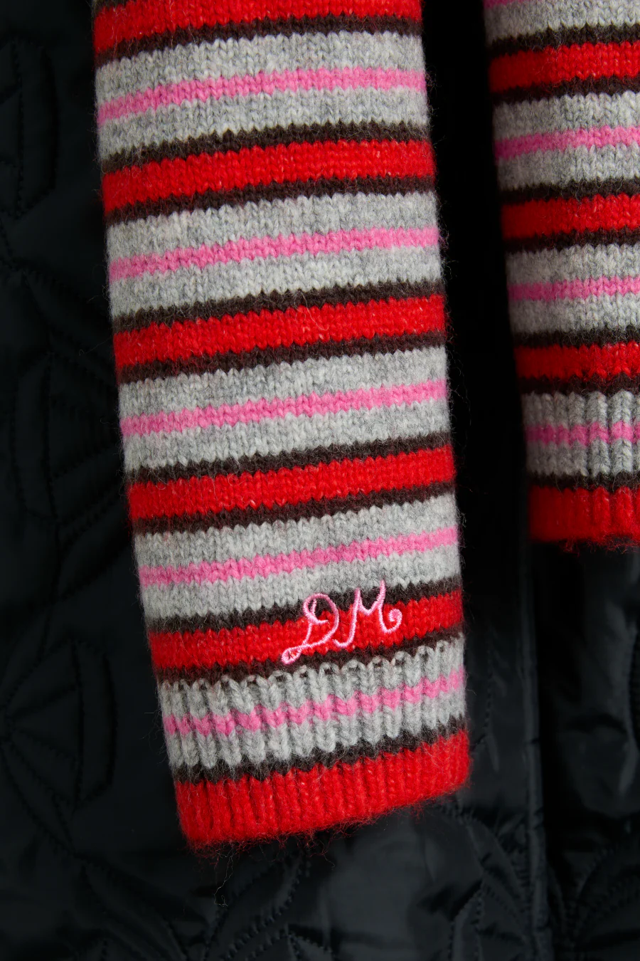 hooded scarf in stripe - luluinthesky