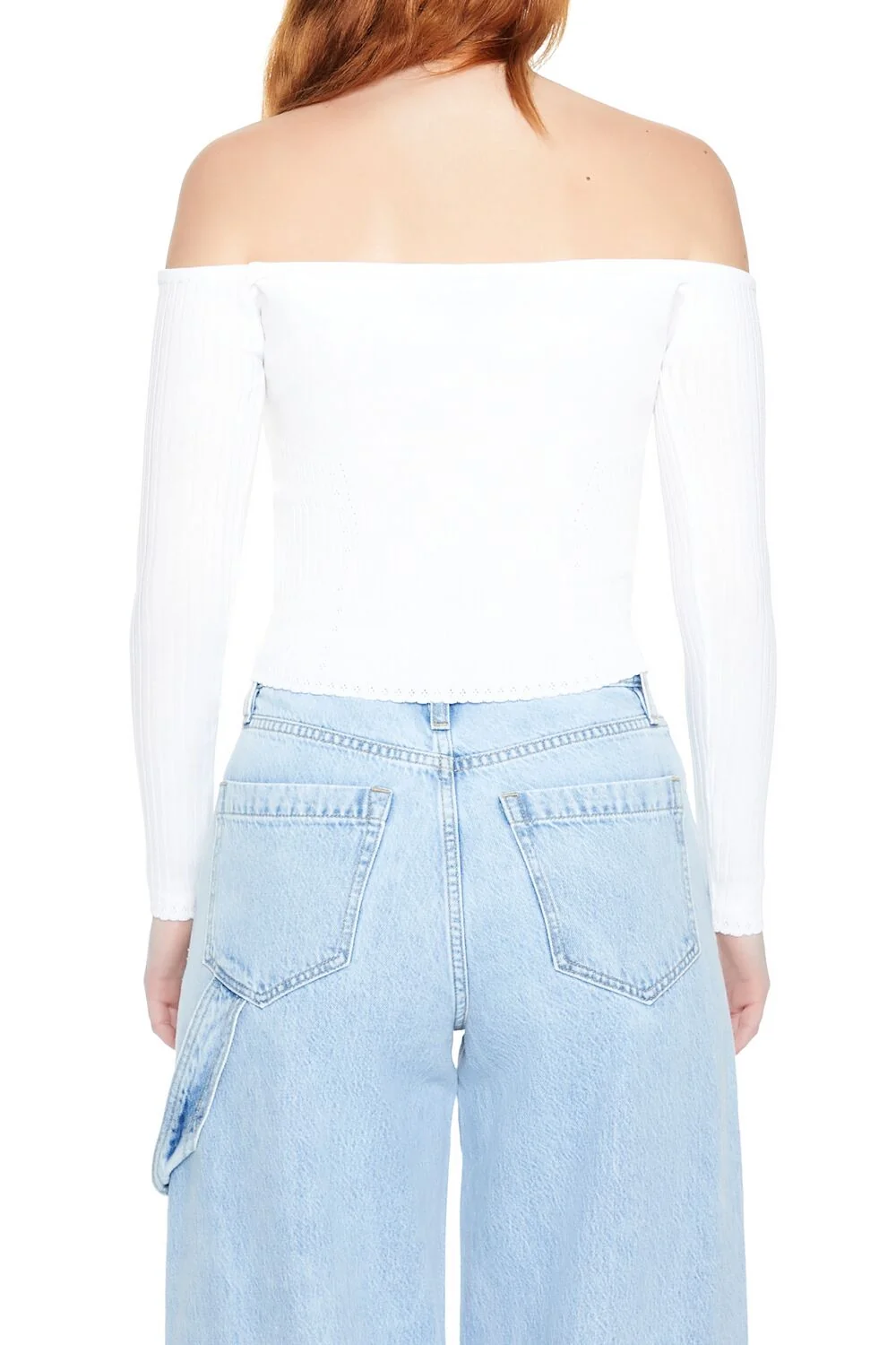 Off-the-Shoulder Sweater-Knit Top