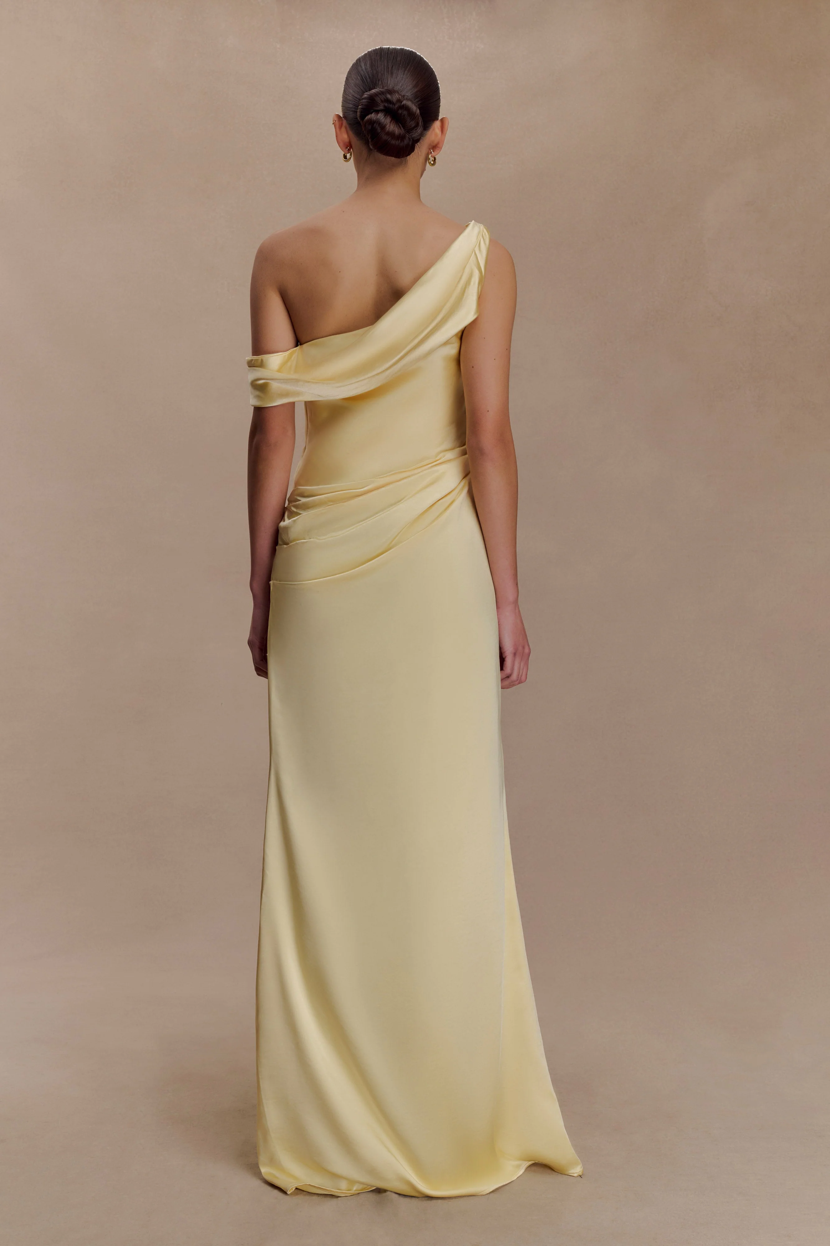 Dalia-Off-Shoulder-Satin-Maxi-Dress-Lemon