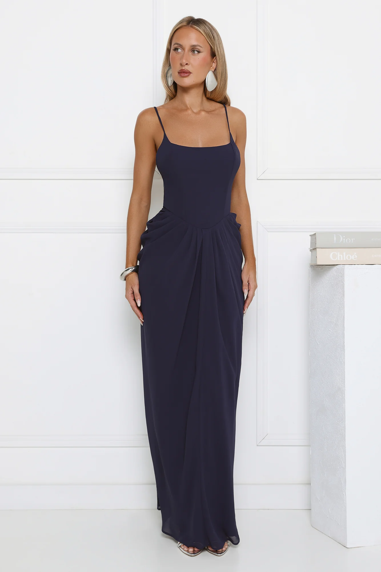 Invest In Yourself Maxi Dress Navy