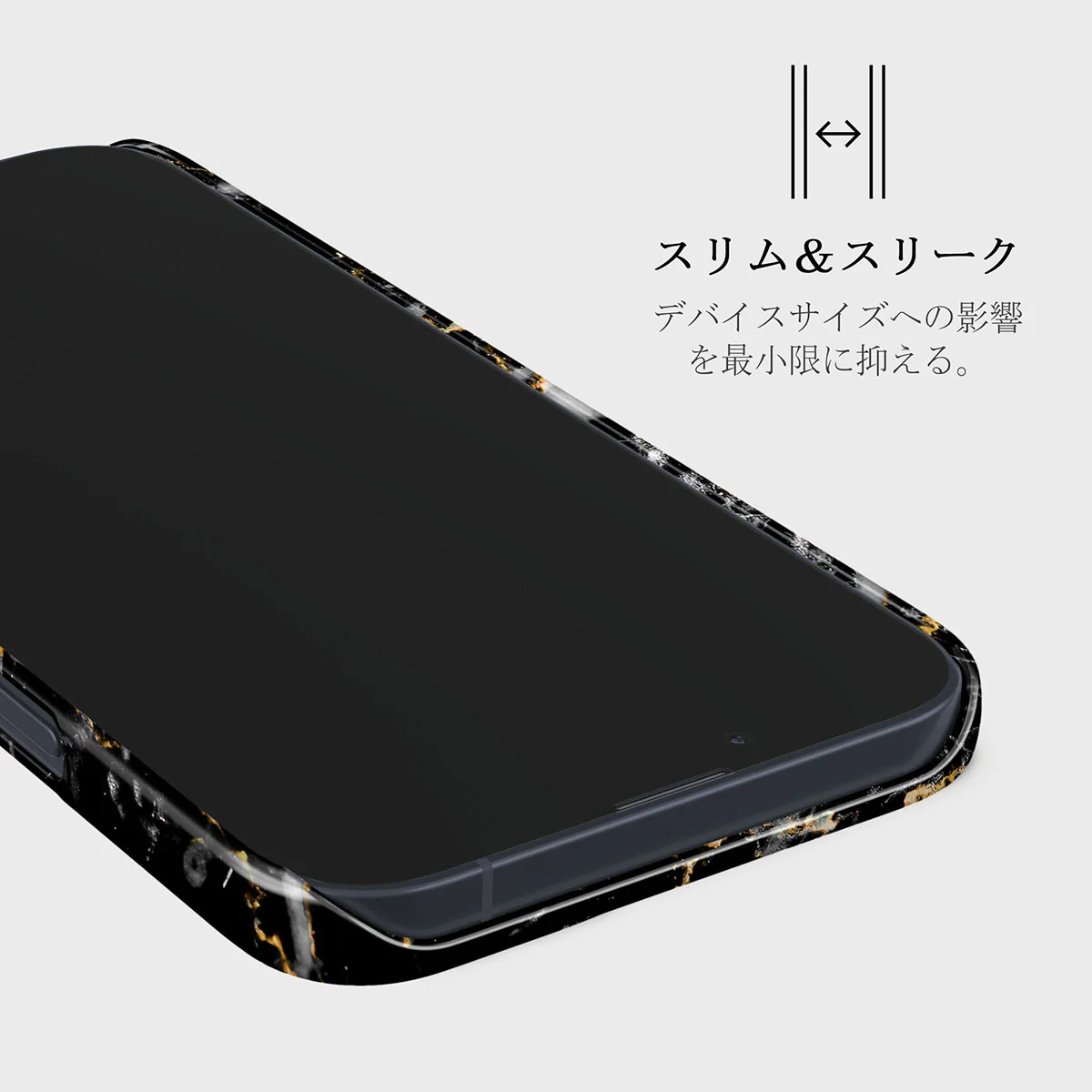 Make A Wish - Gold Marble iPhone 13 ケース