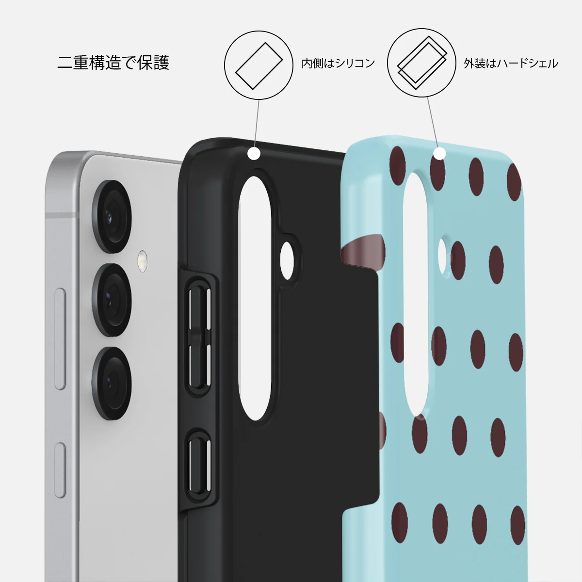 Aqua Mocha - Samsung Galaxy S25 ケース