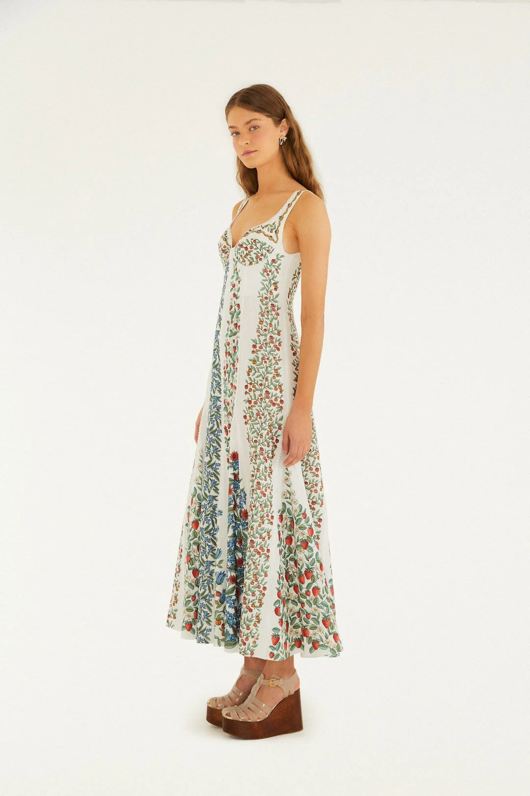 Off-White Fruit Beauty Maxi Dress