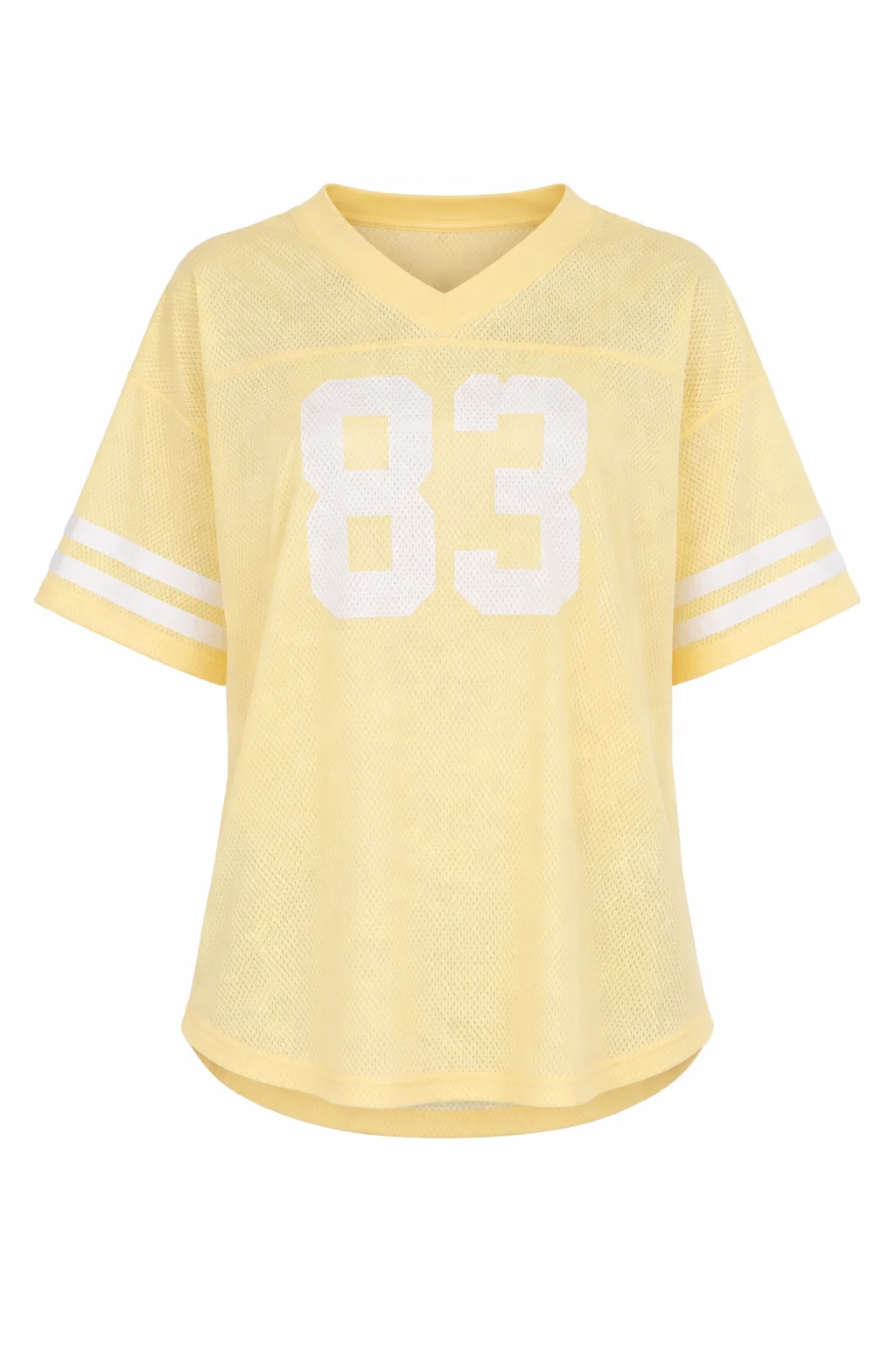 Oversized Graphic Mesh Jersey Tee