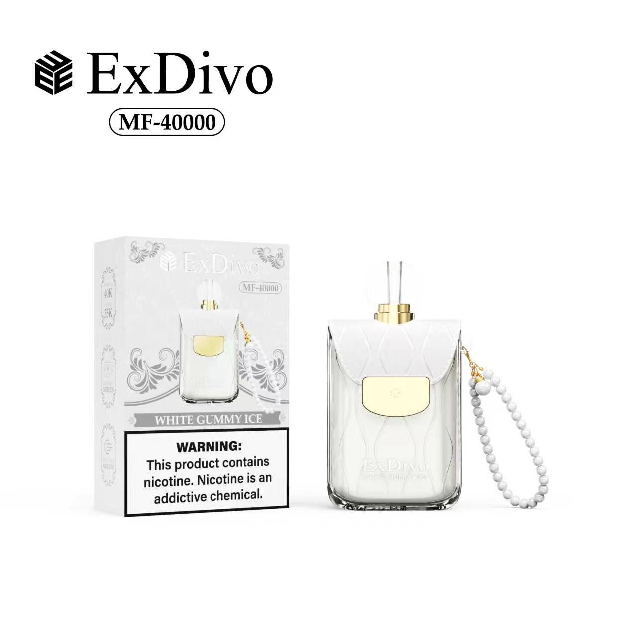 ExDivo MF 40000 Puffs-WHITE GUMMY ICE