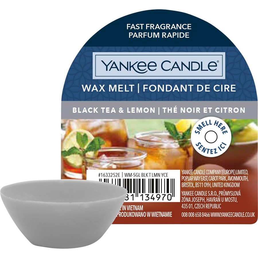 Yankee Candle Wosk zapachowy Black Tea & Lemon Szary