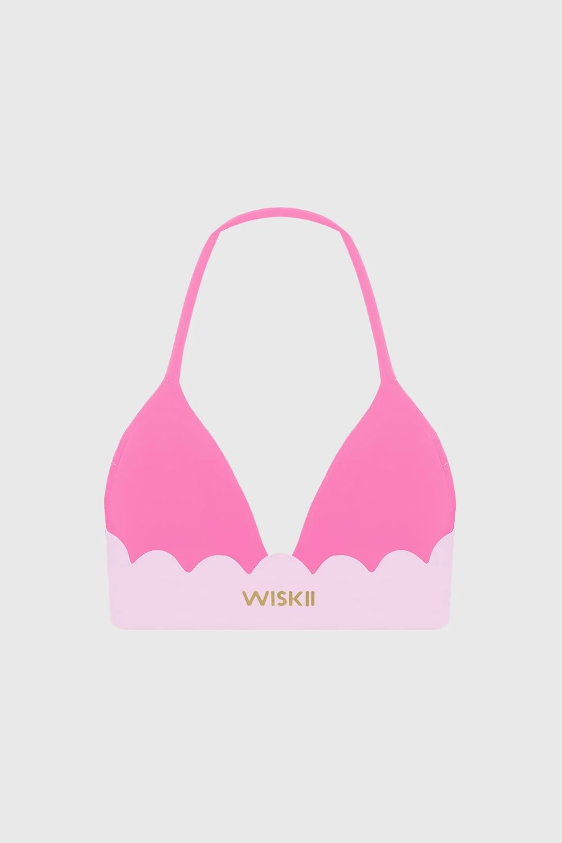 Scallop Contour Halter Bra