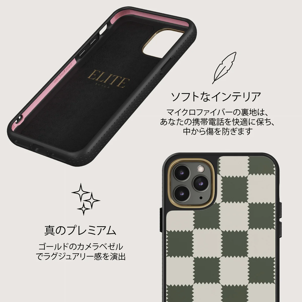 Retro Grid - iPhone 11 Pro Max ケース
