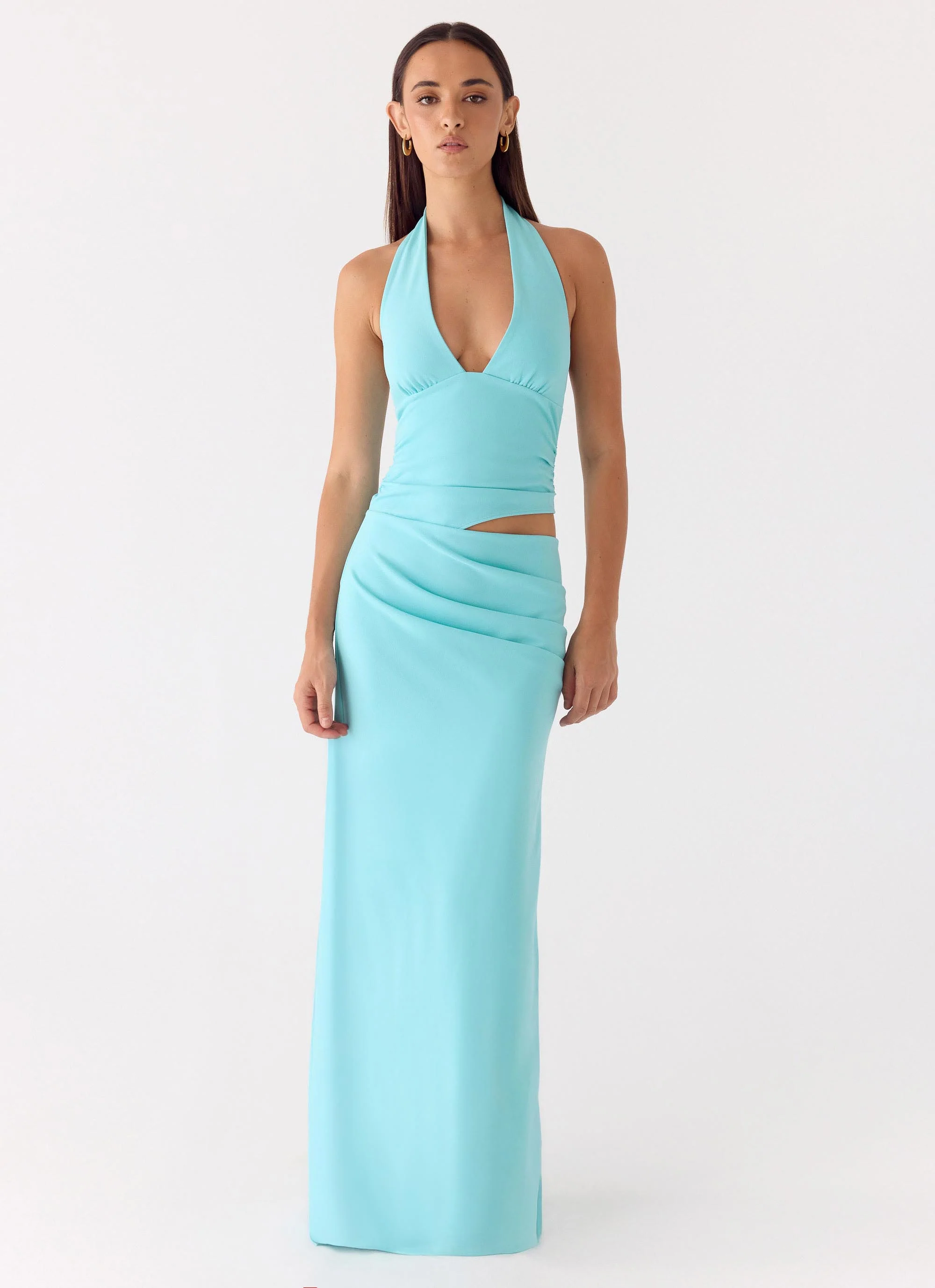 Almost Love Maxi Dress - Aqua