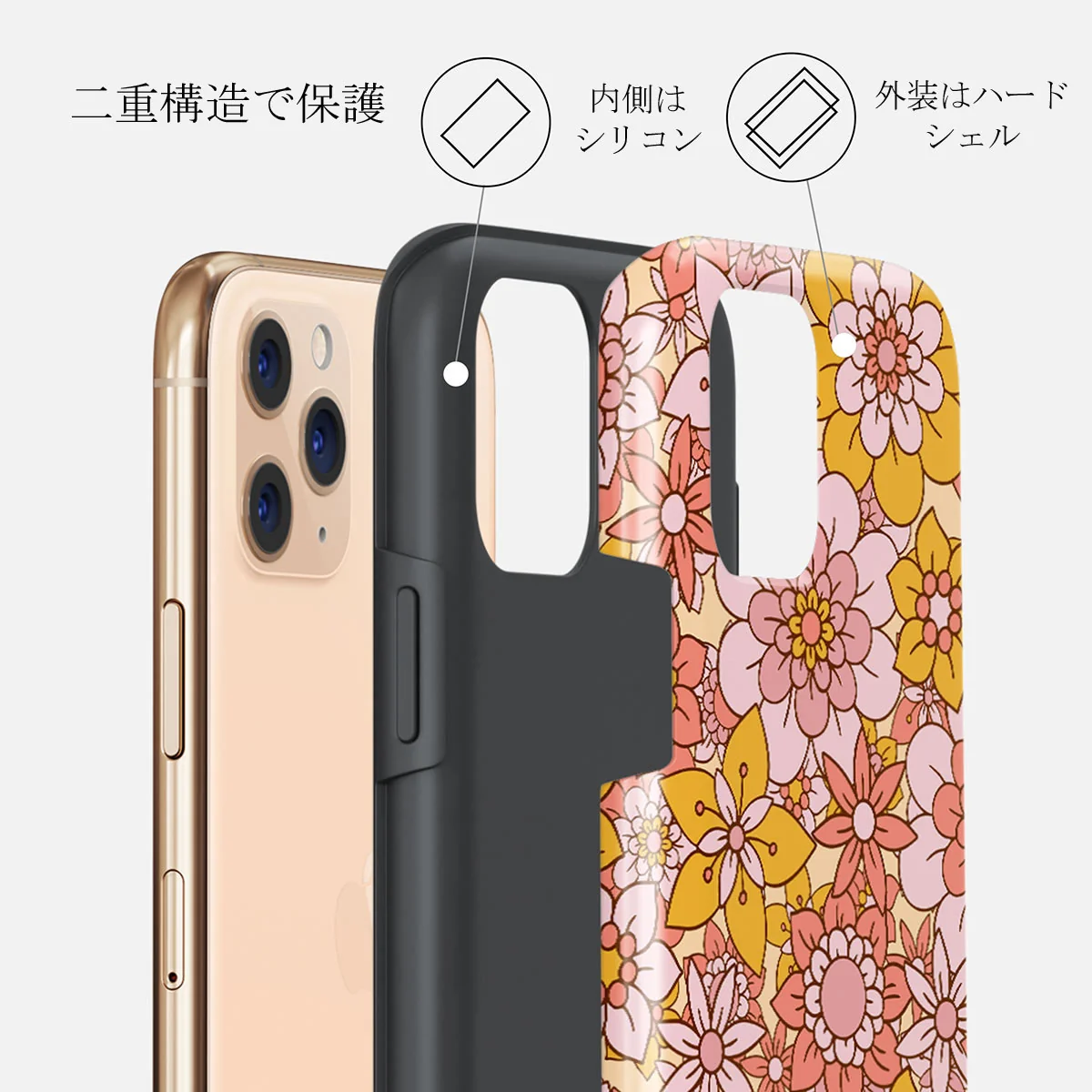Garden Brunch - Floral iPhone 11 Pro Max ケース