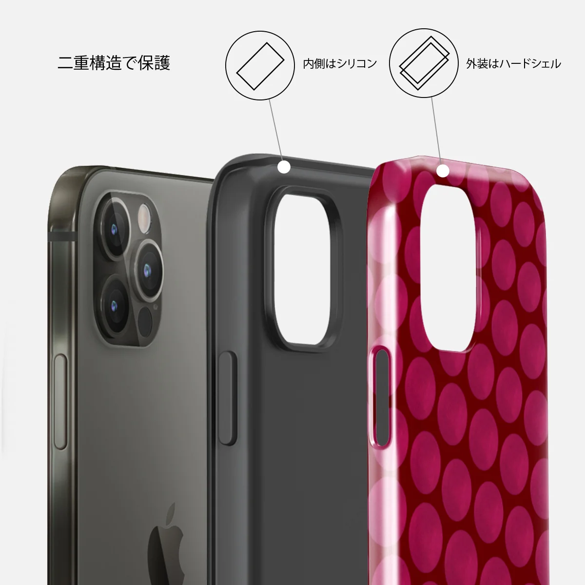 Reset Button - iPhone 12 Pro ケース