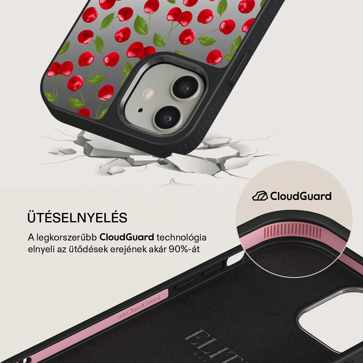 Afternoon Treat - Cherry iPhone 12 ケース