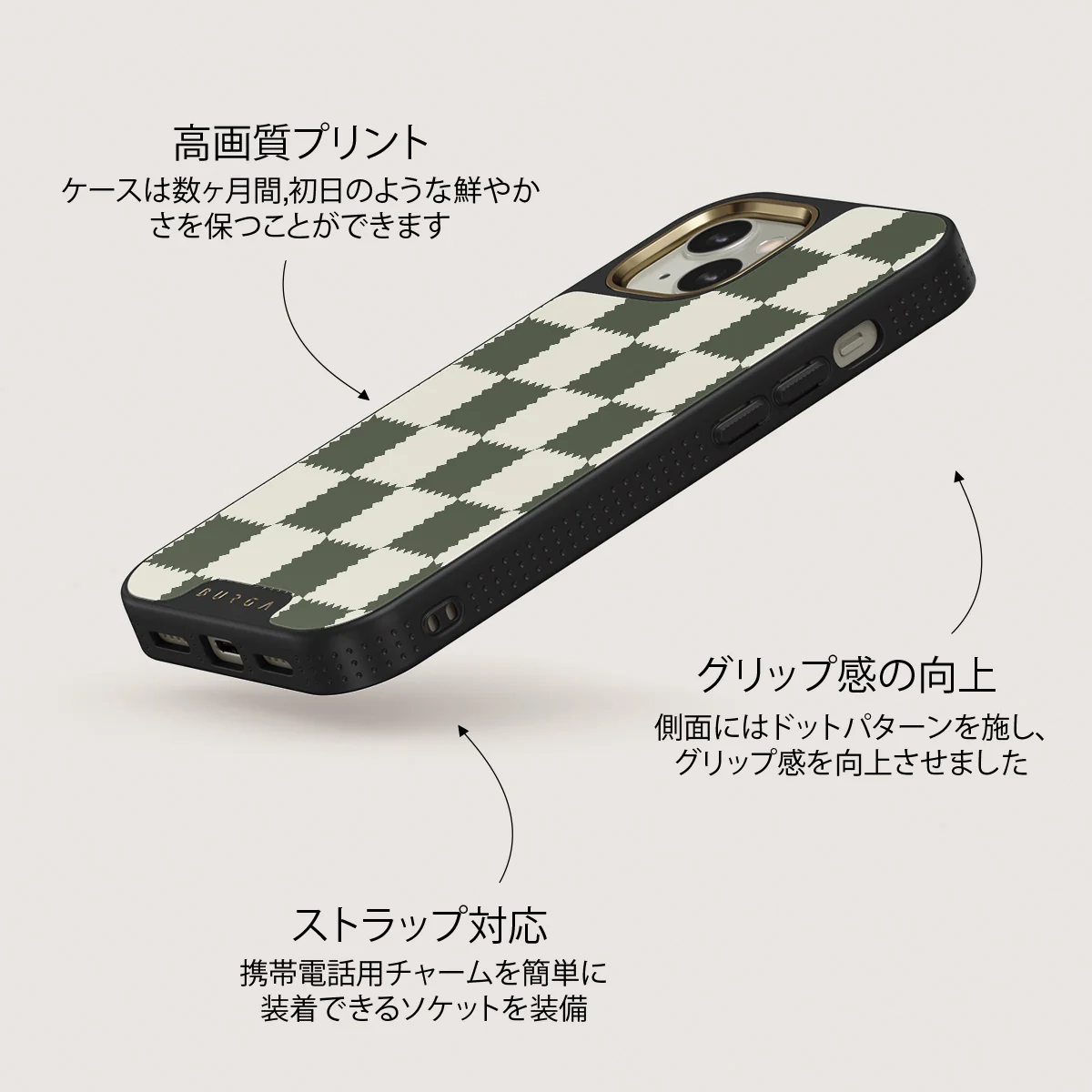 Retro Grid - iPhone 13 ケース