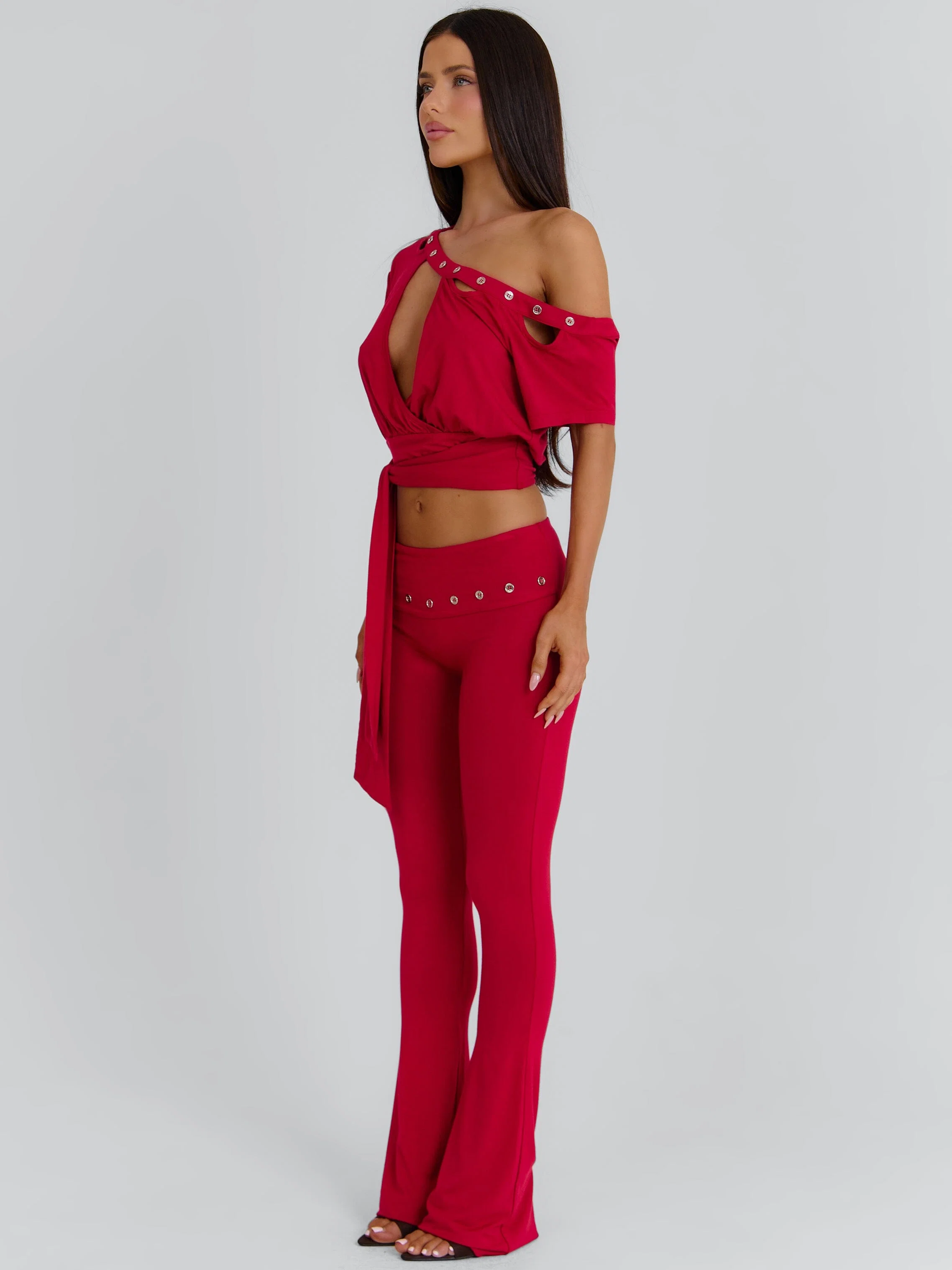 JANIYA CROP TOP RED
