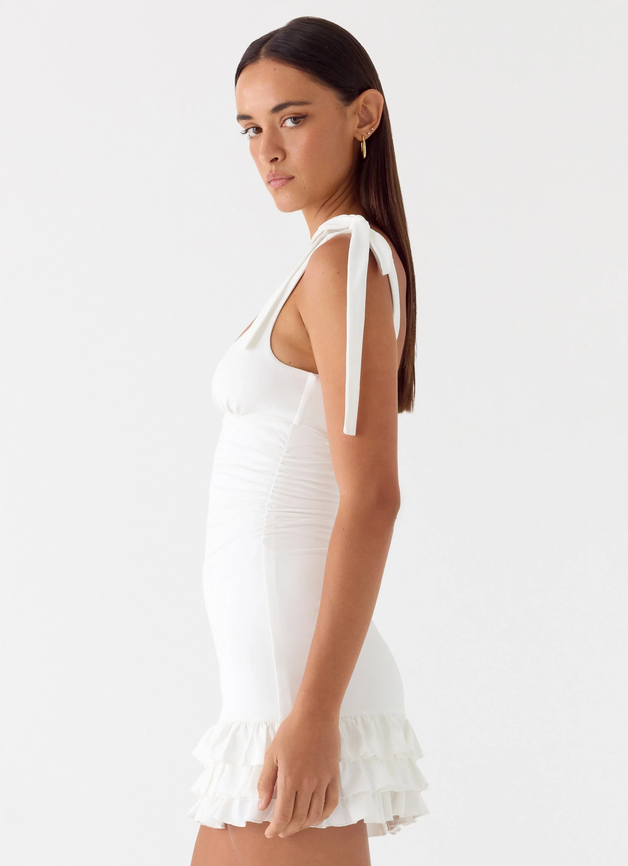 Laufey Mini Dress - White