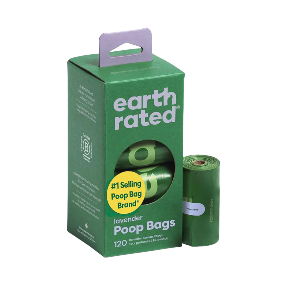 Earth Rated® Dog Poop Bags, 8 Refill Rolls, 120 Ct Bags