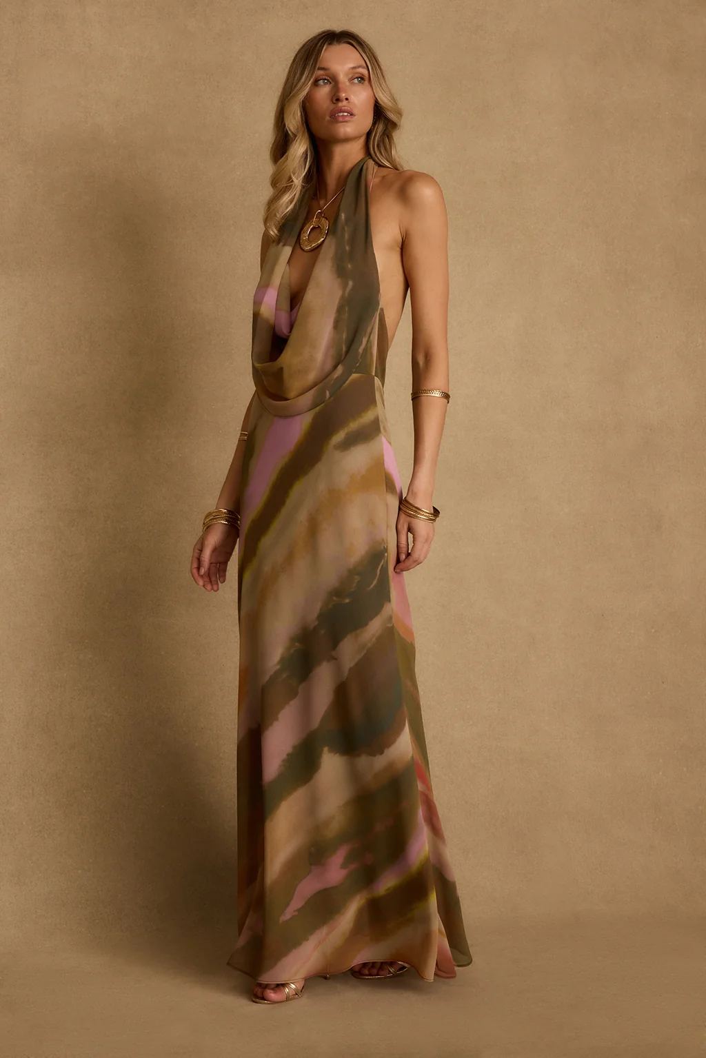 Windansea Abstract Maxi Dress