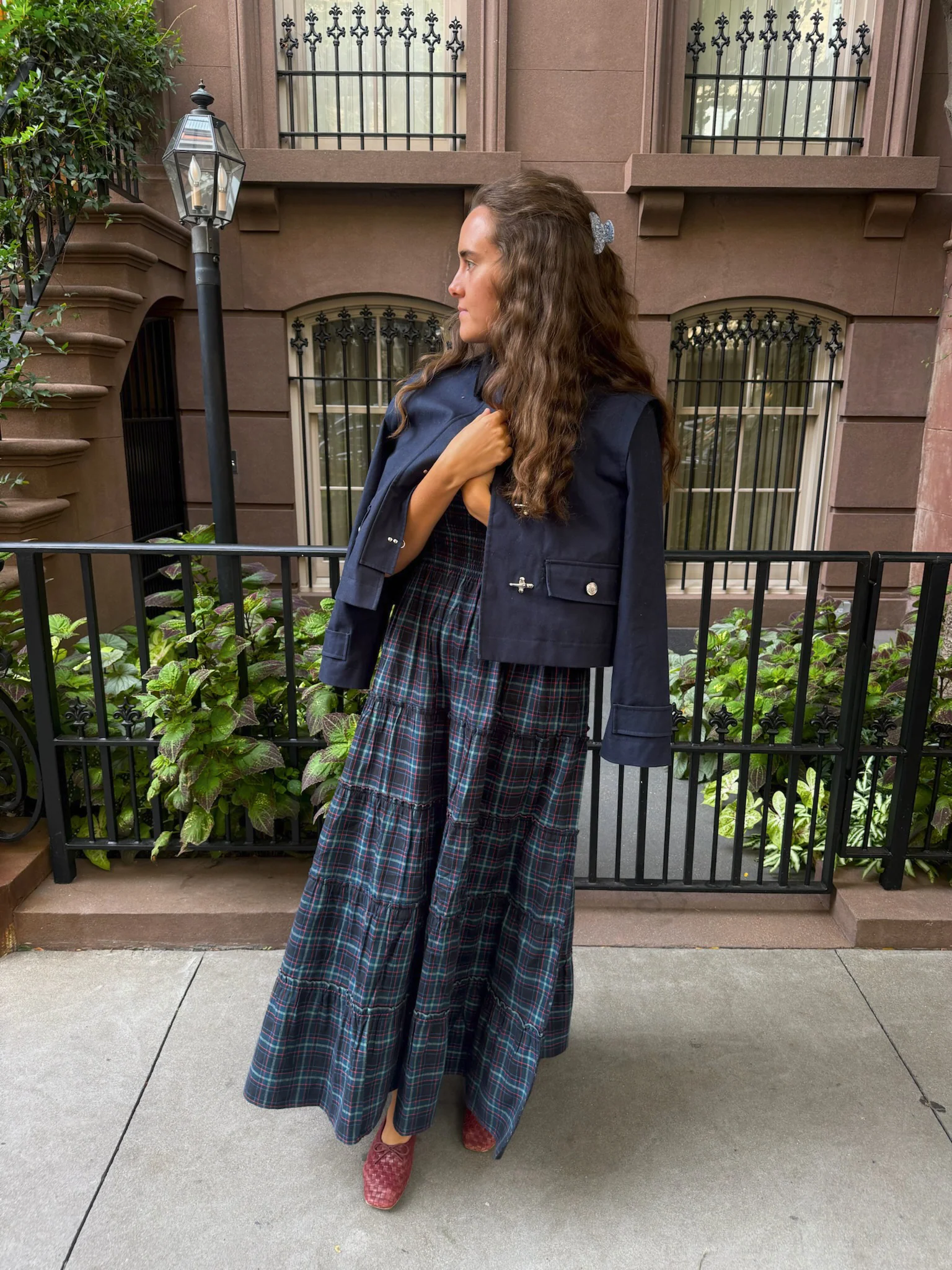 The Ellie Maxi Nap Dress - Jewel Tartan