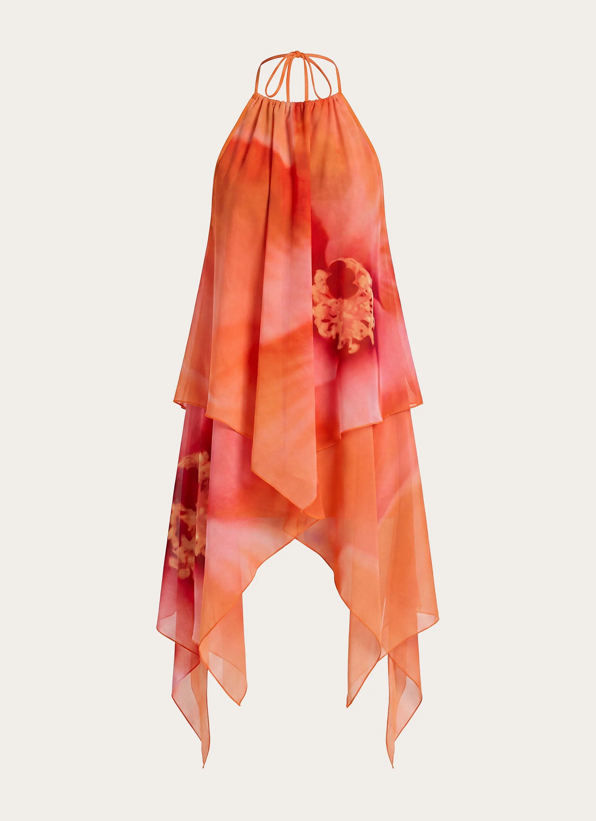 Wylma Mini Dress - Orange Blossom - luluinthesky