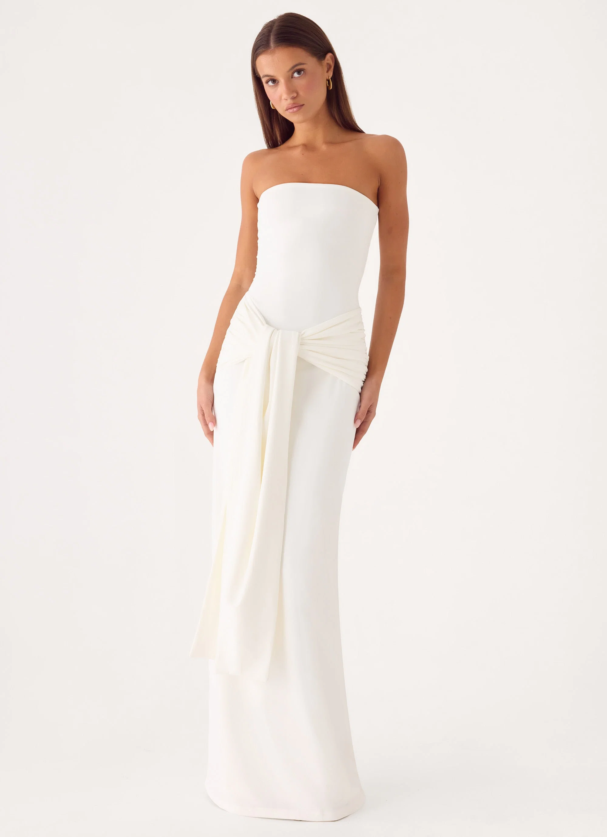 Stole My Heart Maxi Dress - White