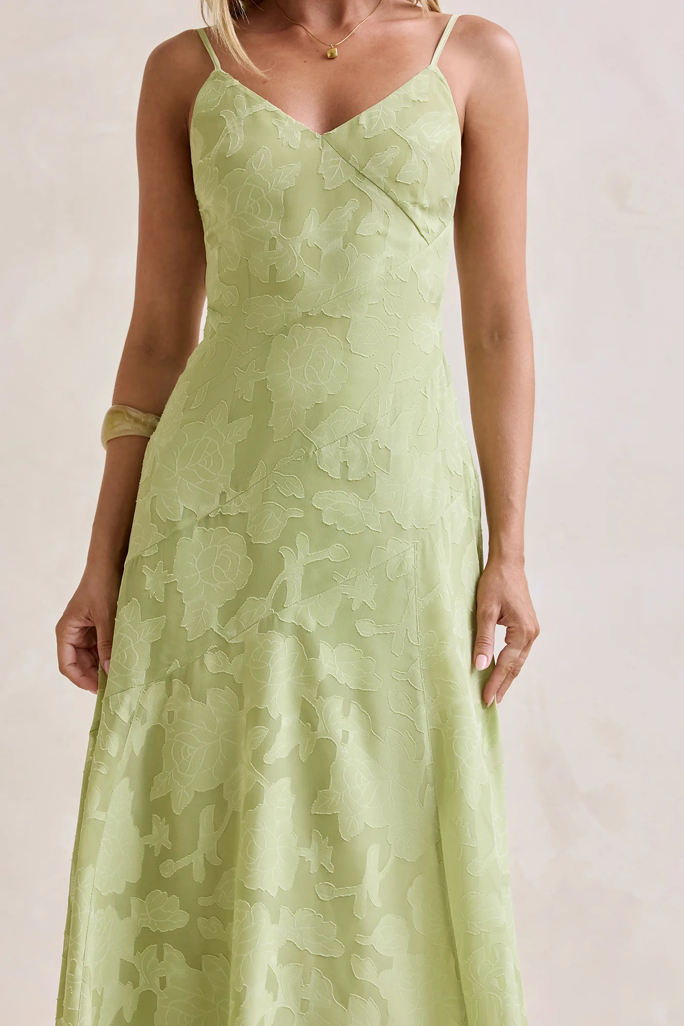Dancing Spark Maxi Dress Sage - luluinthesky