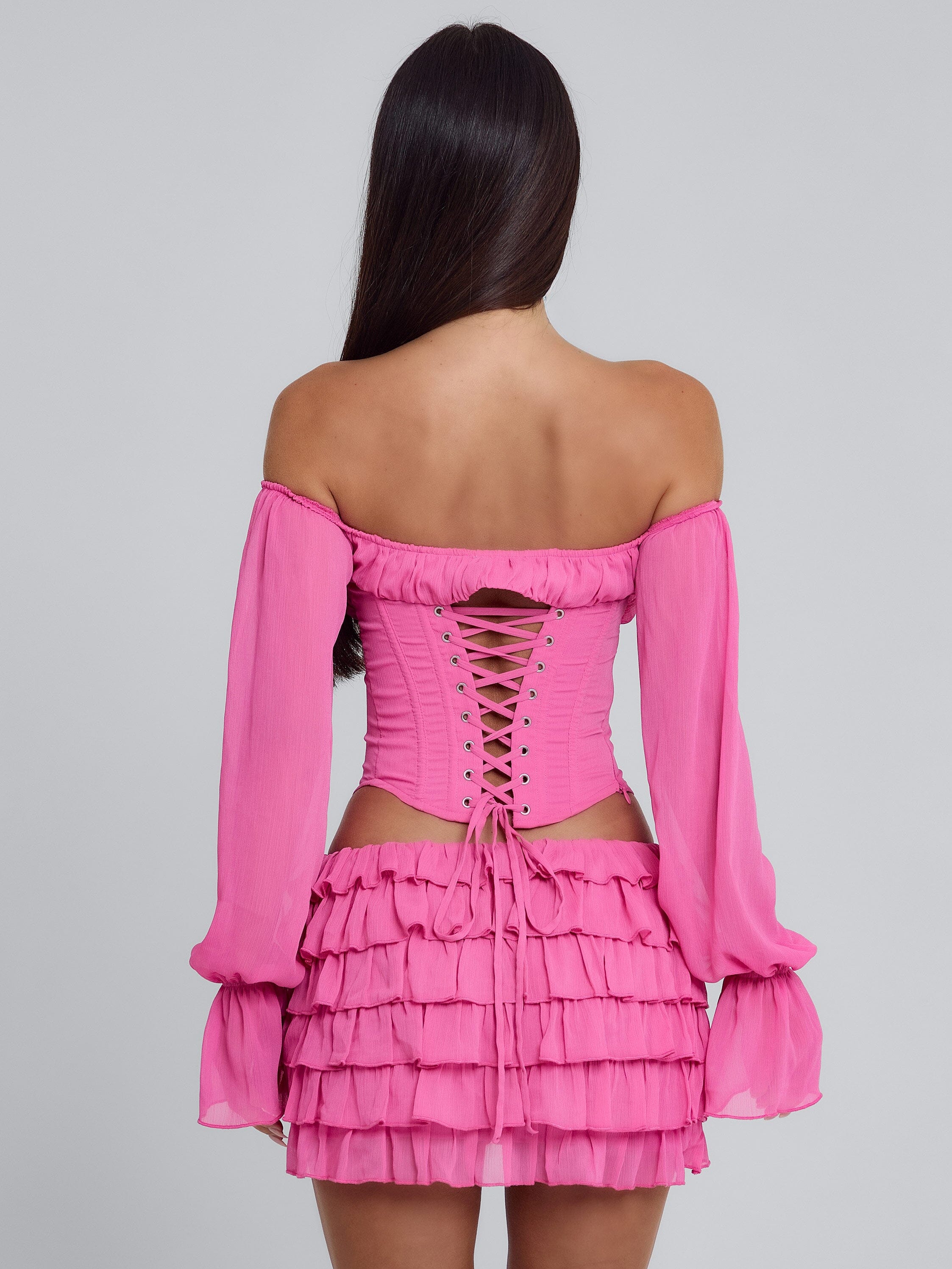 Ayani-Mini-Dress-Hot-Pink - luluinthesky