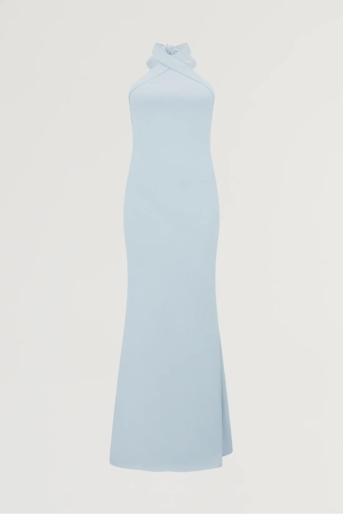 Cross Halter Neck Maxi Dress