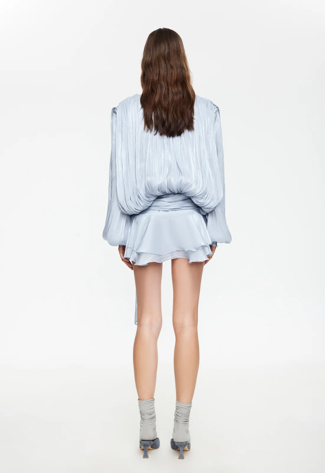 Elements Mini Dress - Baby Blue