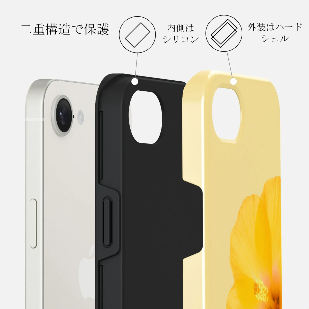 Hibiscus - iPhone 16e ケース