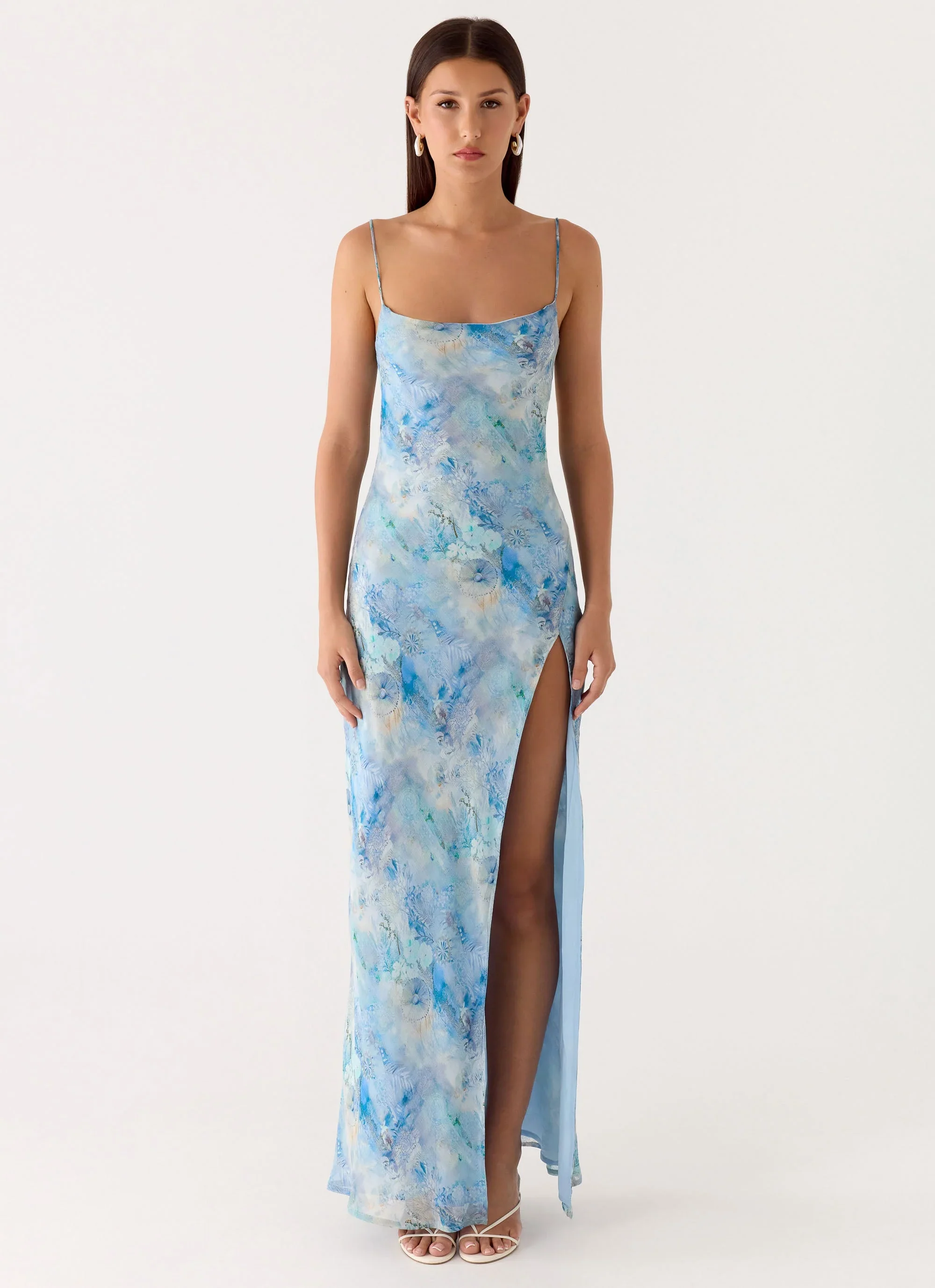 Alouette Maxi Dress - Aqua Paisley